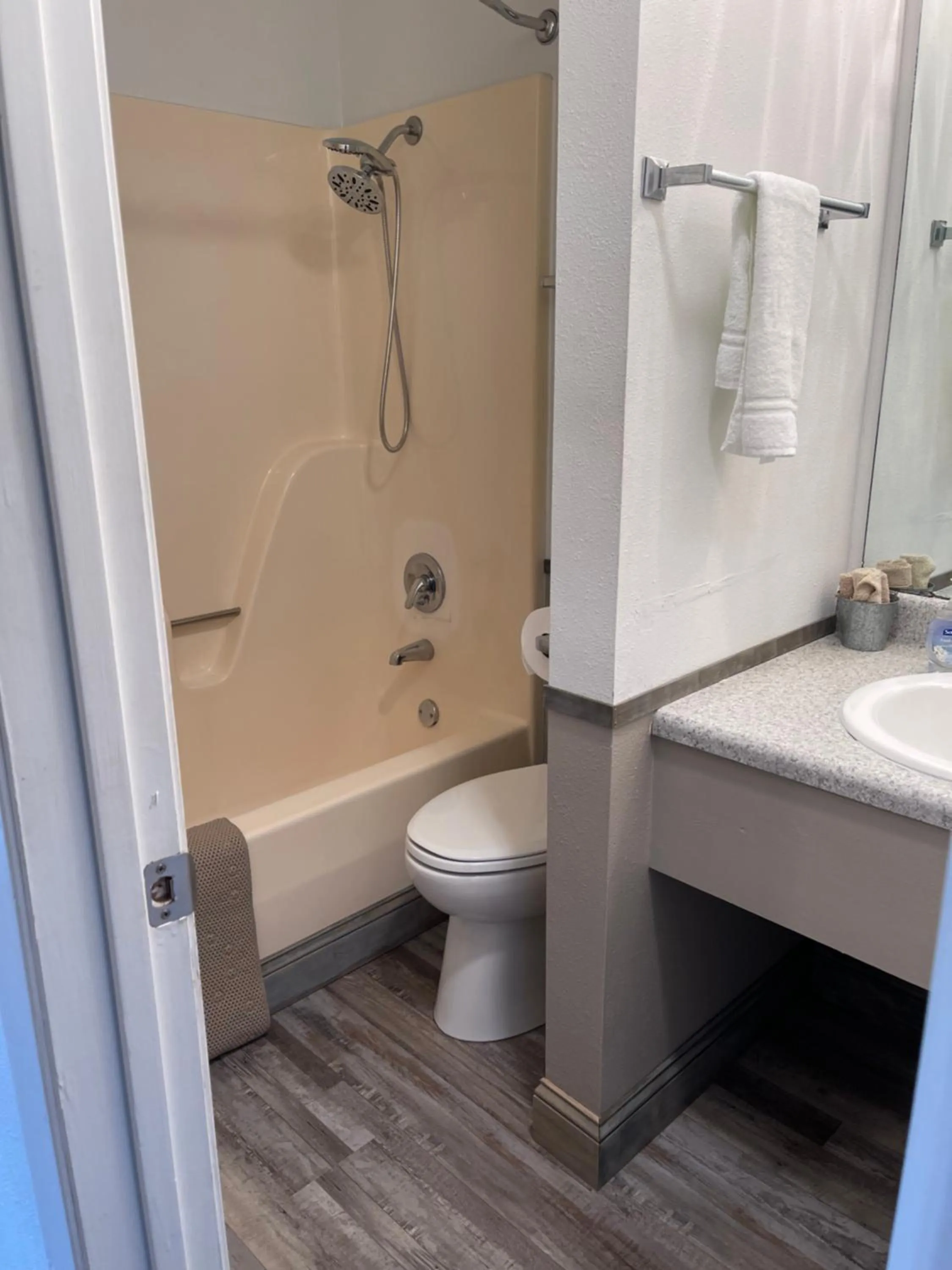 Bathroom in Mountain View Guest Motel