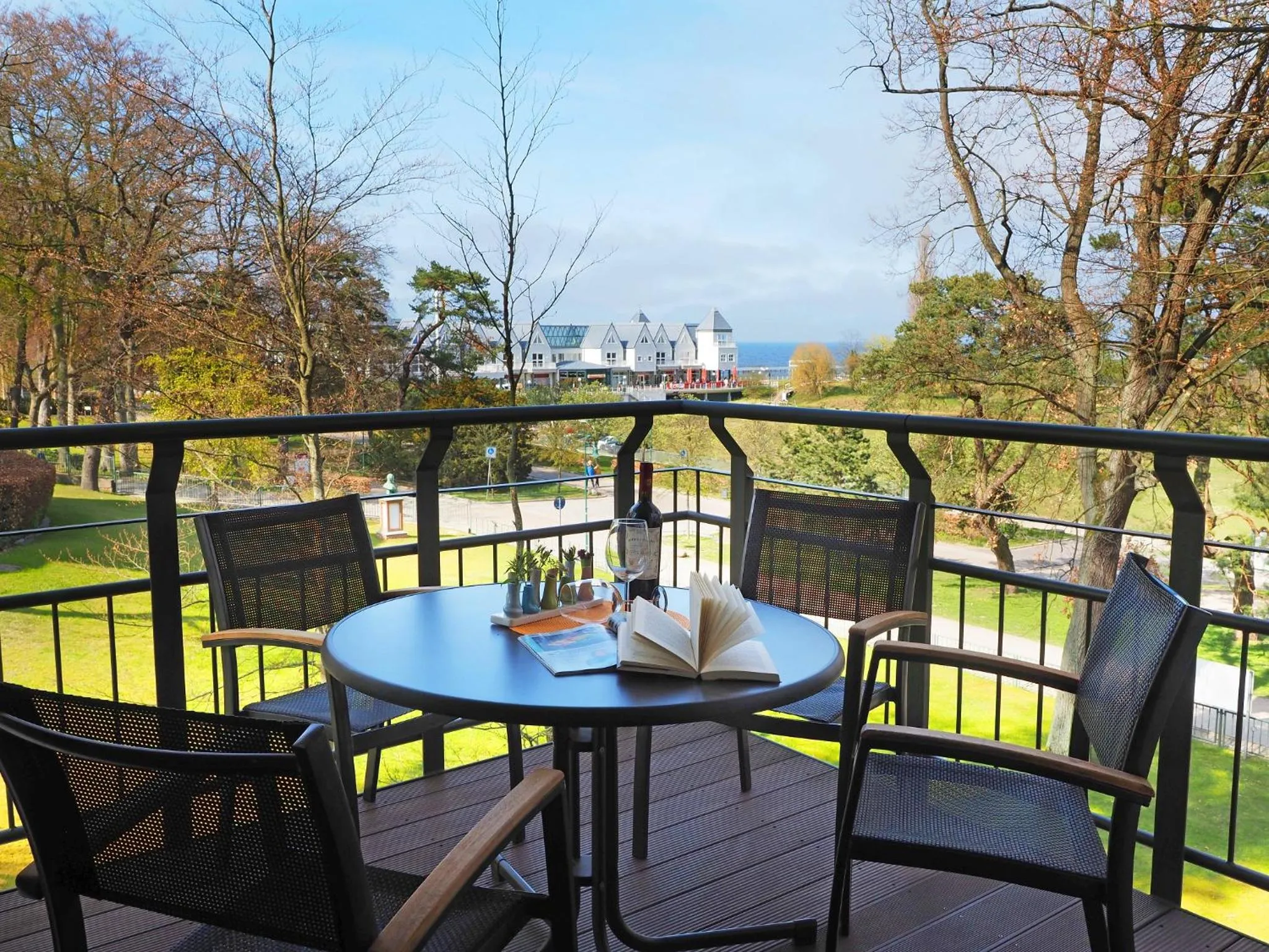 Balcony/Terrace in Kaiservillen Heringsdorf - Ferienwohnung mit 2 Schlafzimmern und Balkon D212