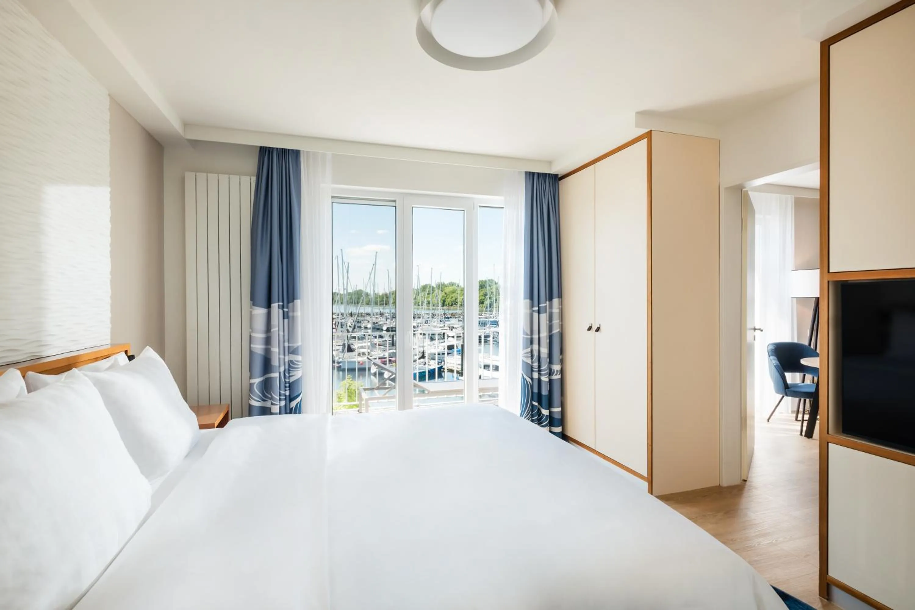 Bed in Lindner Hotel Boltenhagen, part of JdV by Hyatt
