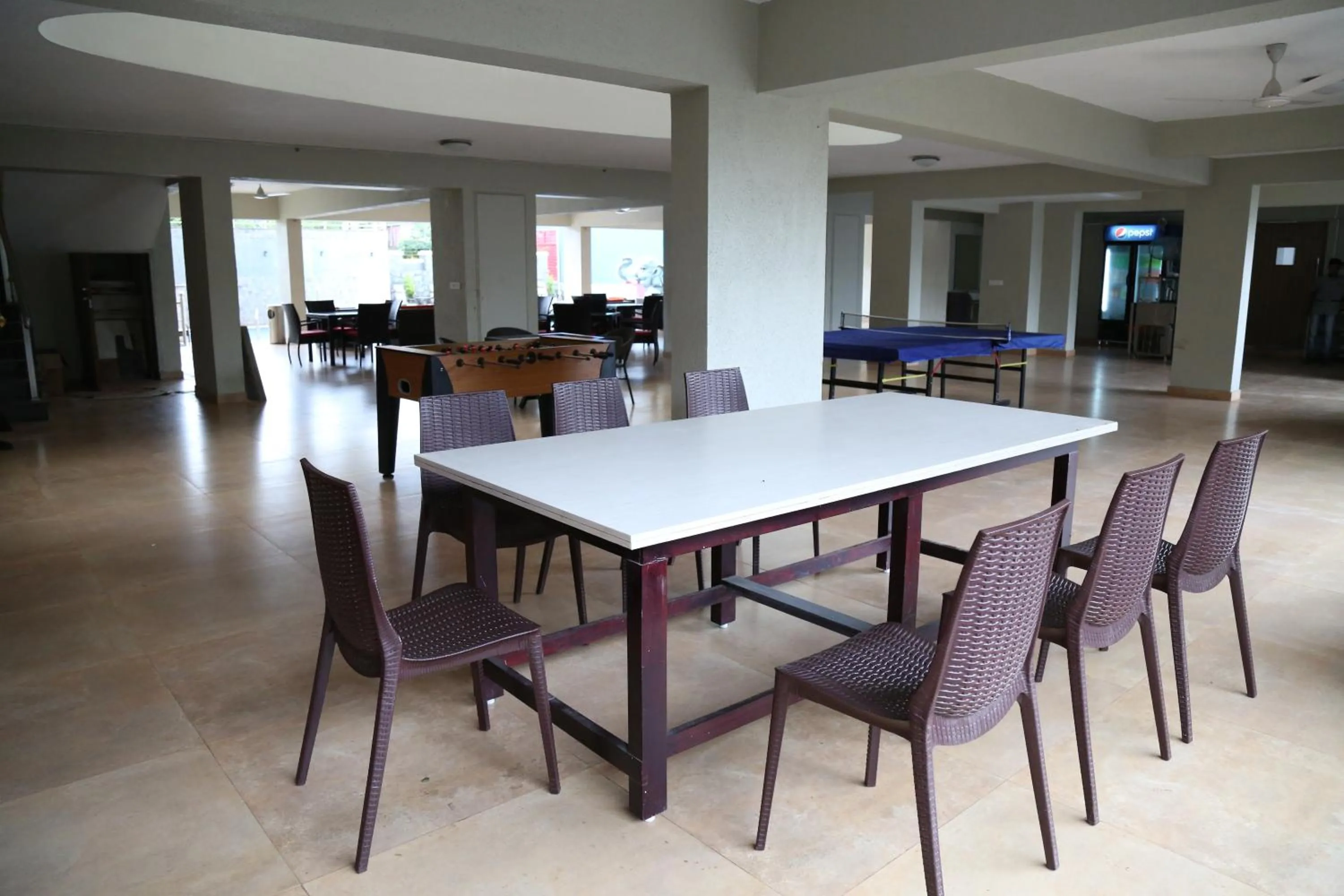 Dining area in VITS Lonavala