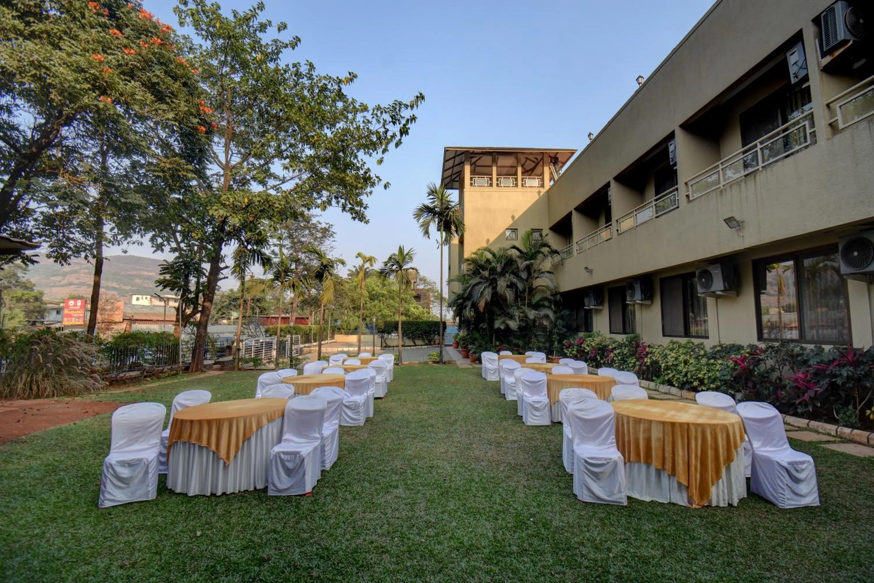 Garden view in VITS Lonavala