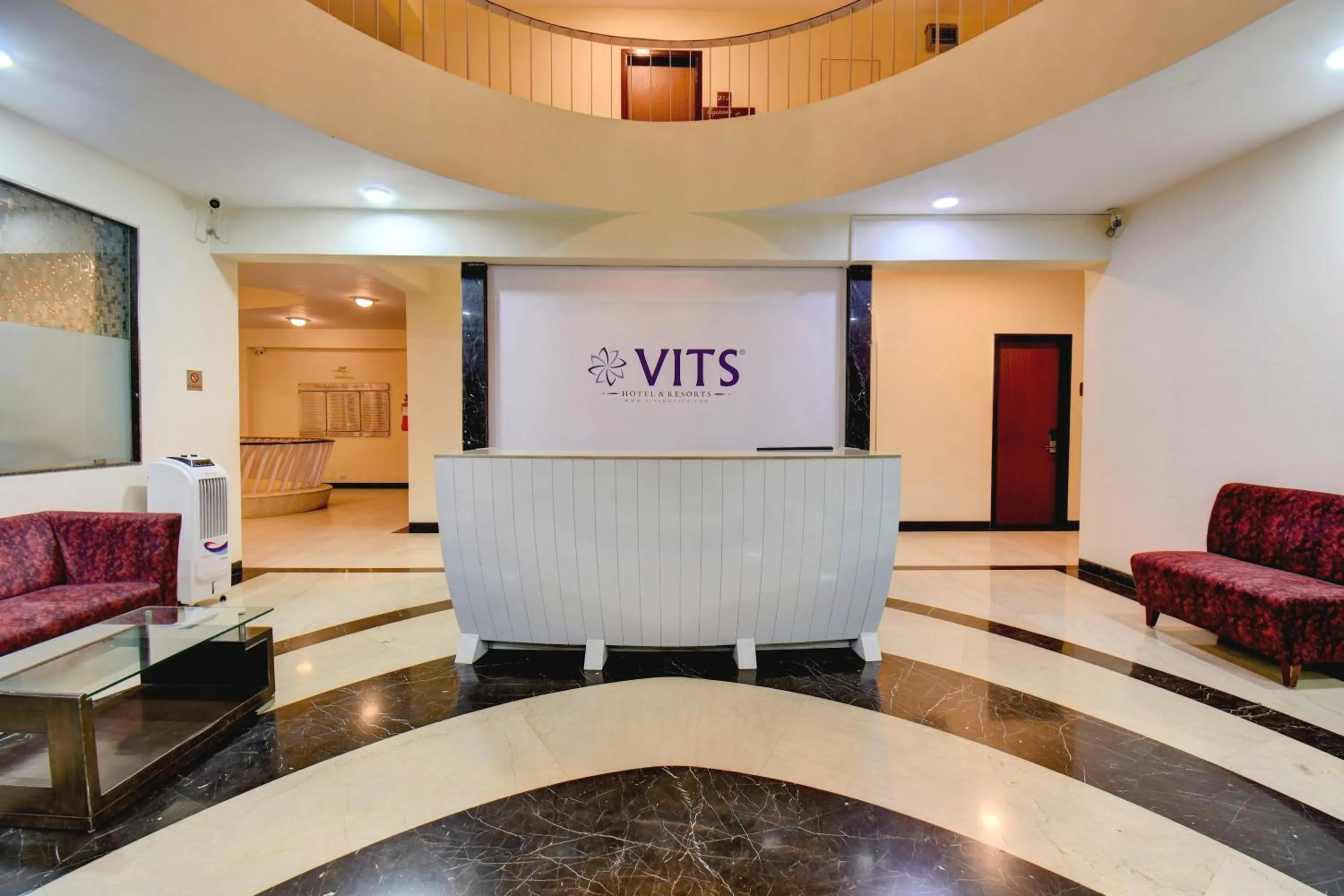 Lobby or reception in VITS Lonavala