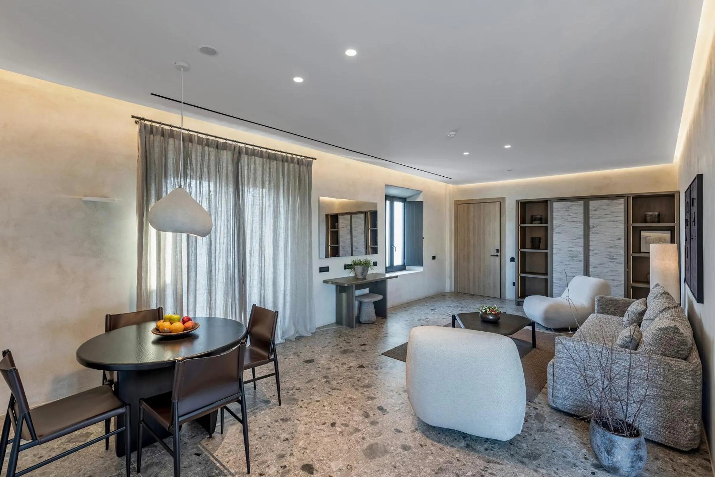 Seating area in Aeonic Suites and Spa