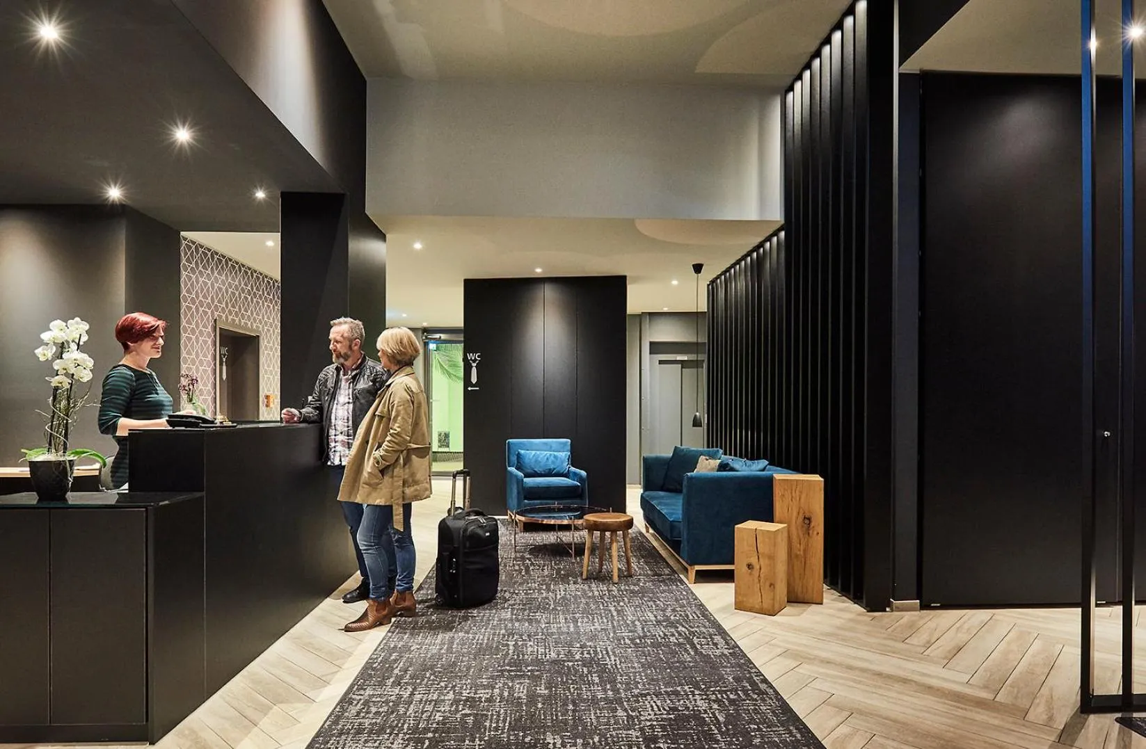 Lobby or reception in Hotel Hansa