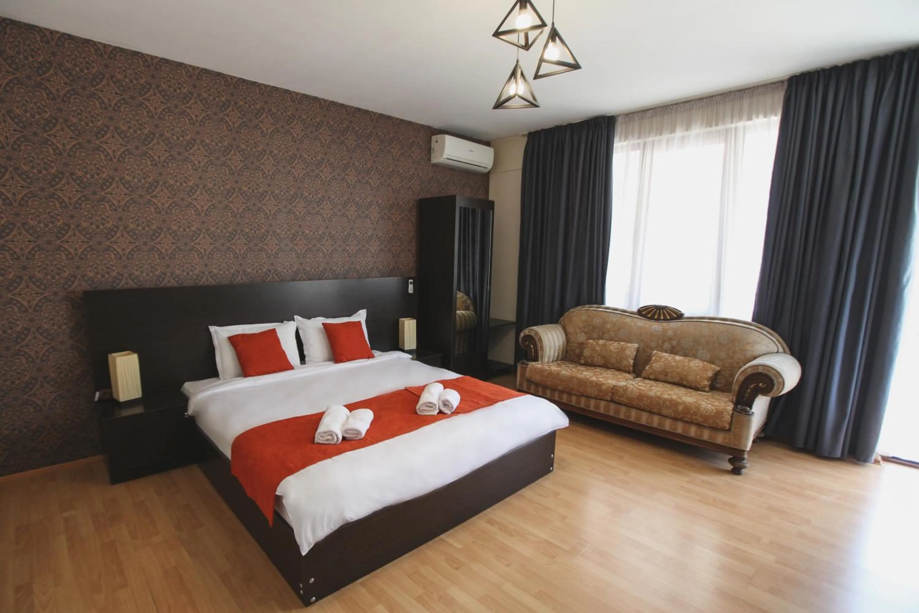 Bed in Georgia Tbilisi GT Hotel