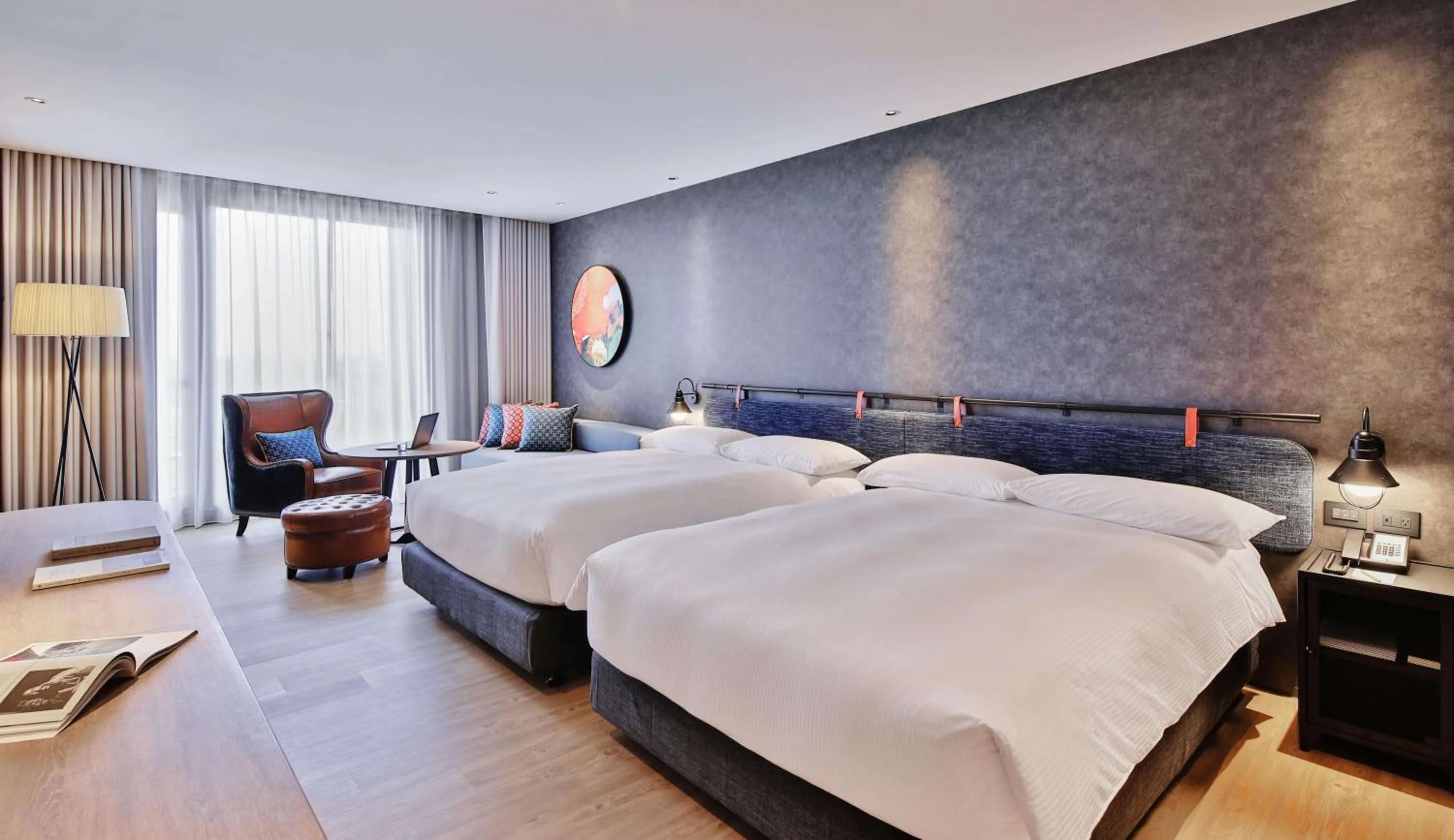 Photo of the whole room, Bed in Just Sleep Tainan Hushan