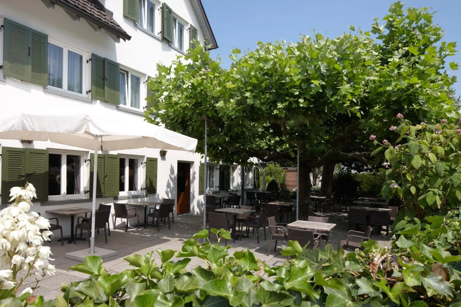 Garden in Hotel Weisses Kreuz
