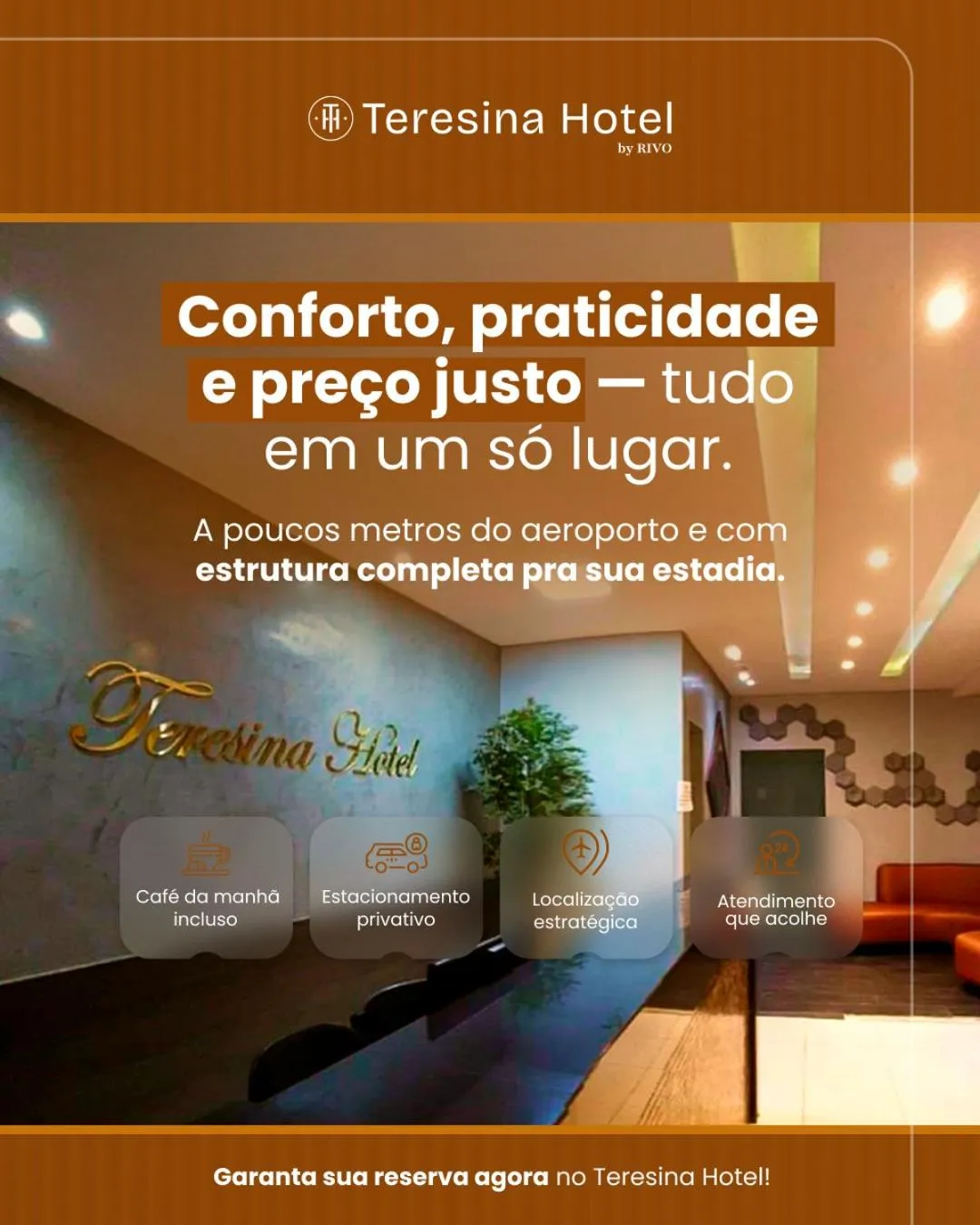 Lobby or reception in TERESINA HOTEL
