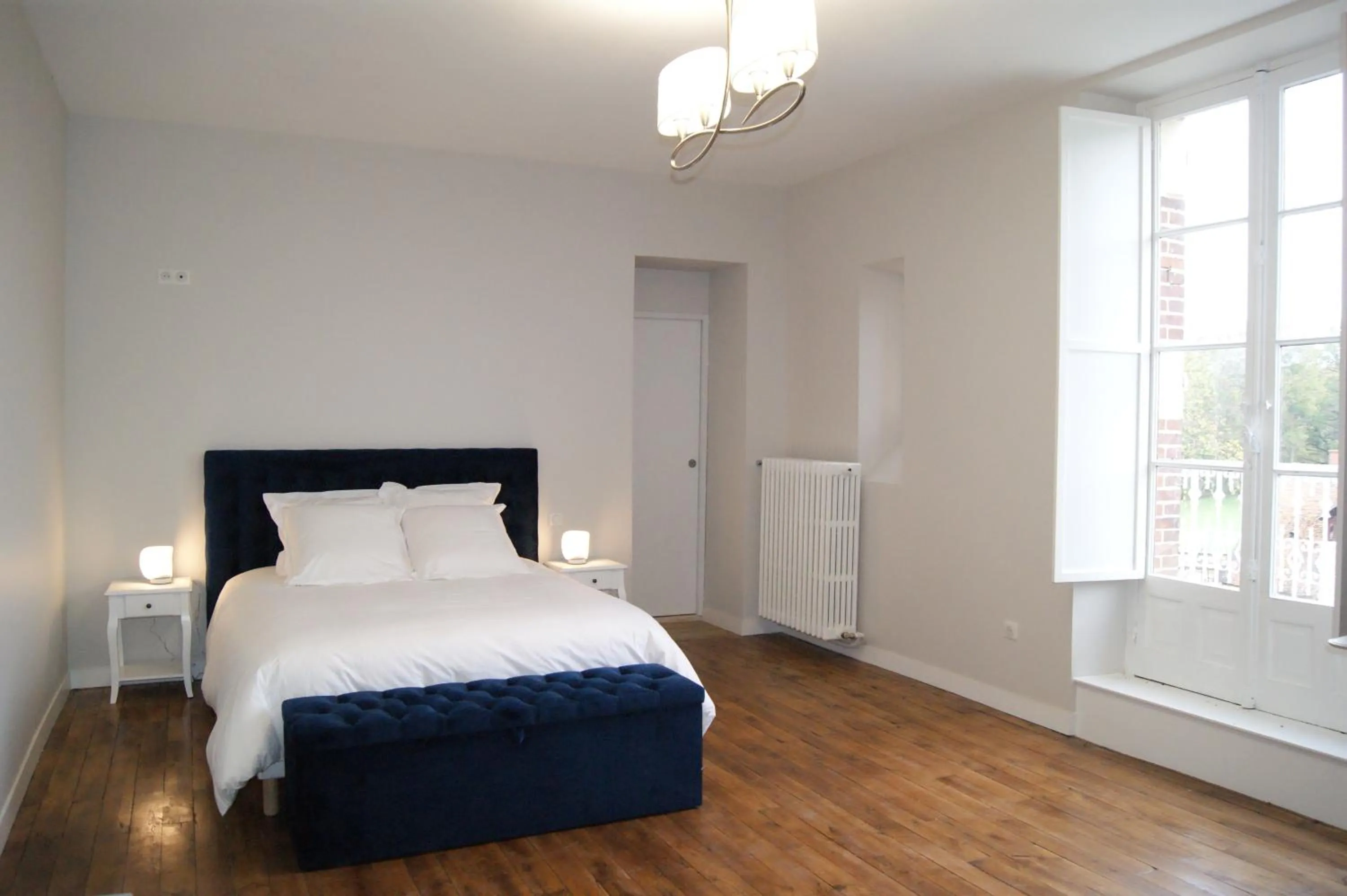 Bed in Le château de la brosse Chambres d'hôtes