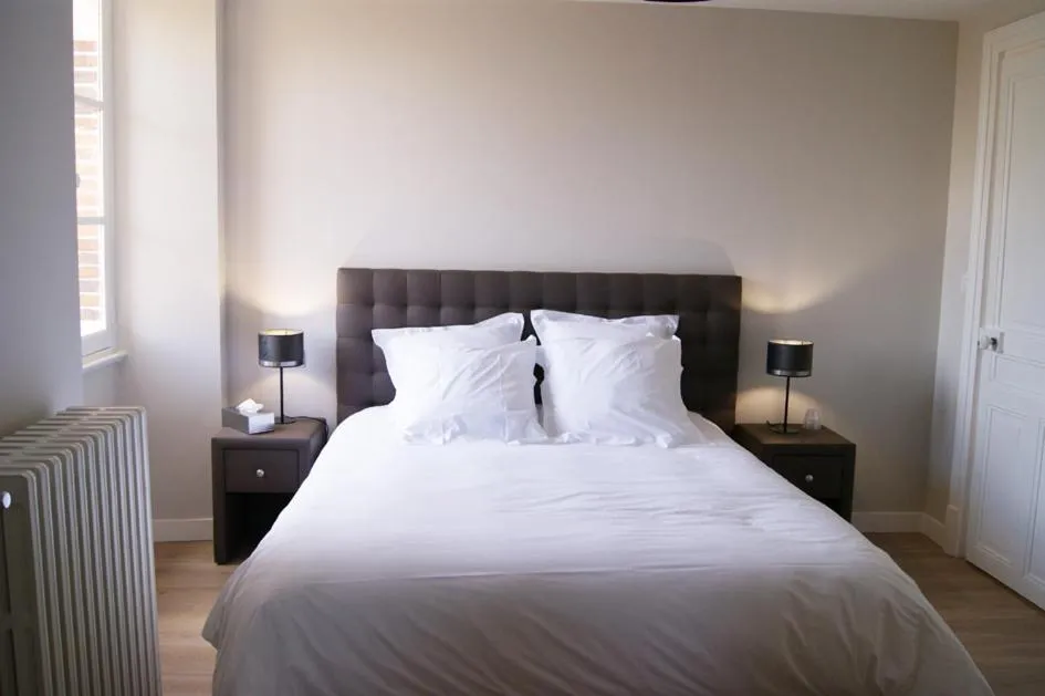 Bedroom, Bed in Le château de la brosse Chambres d'hôtes