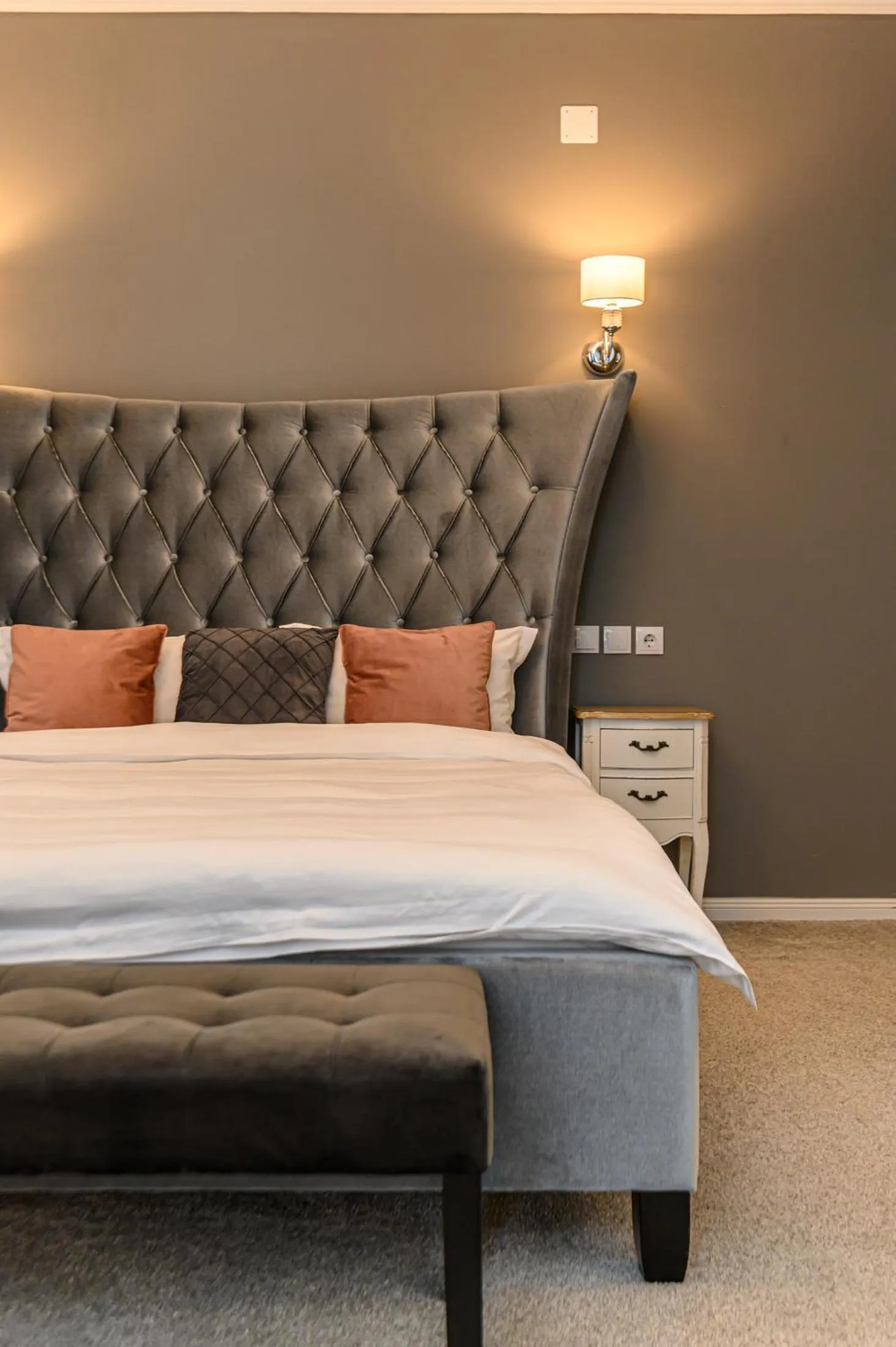 Bed in Dallure House Boutique Brasov