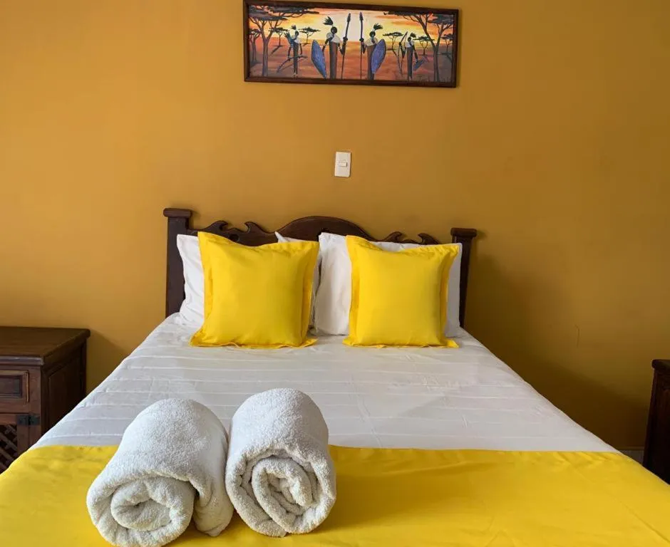 Bed in Hotel Muñoz de Luna