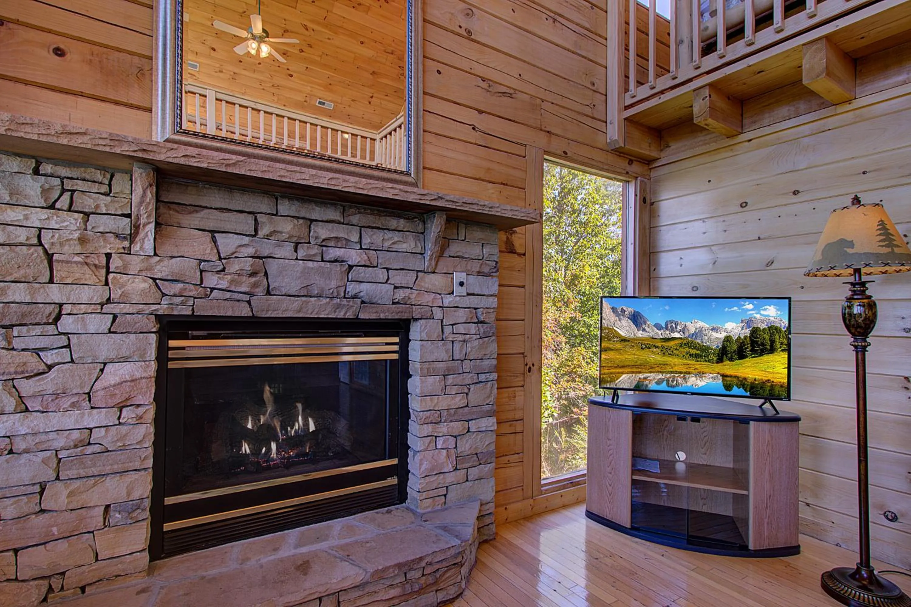 Stairway · Stunning Cabin in the Stars- 100mile views!