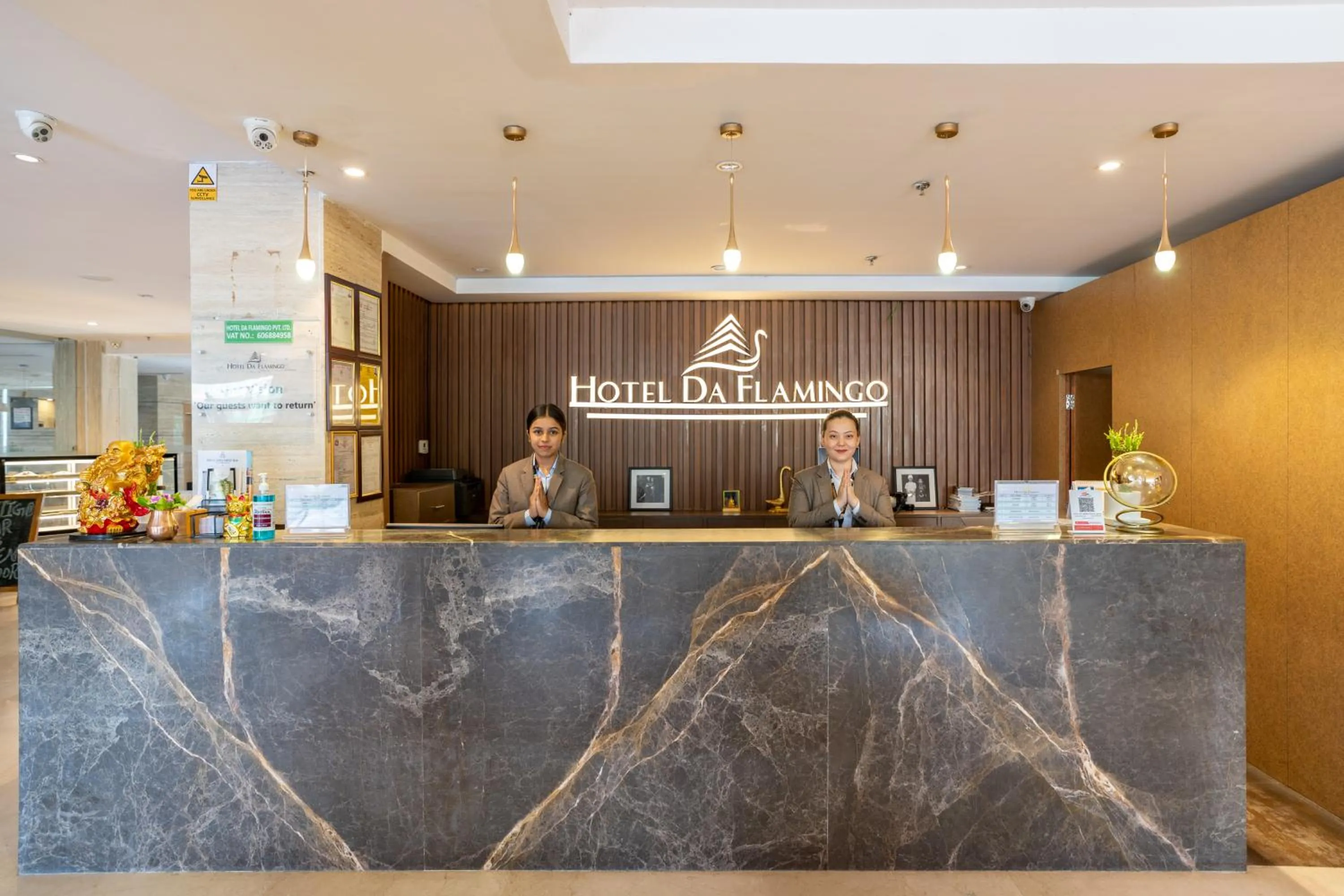 Lobby or reception in Hotel Da Flamingo
