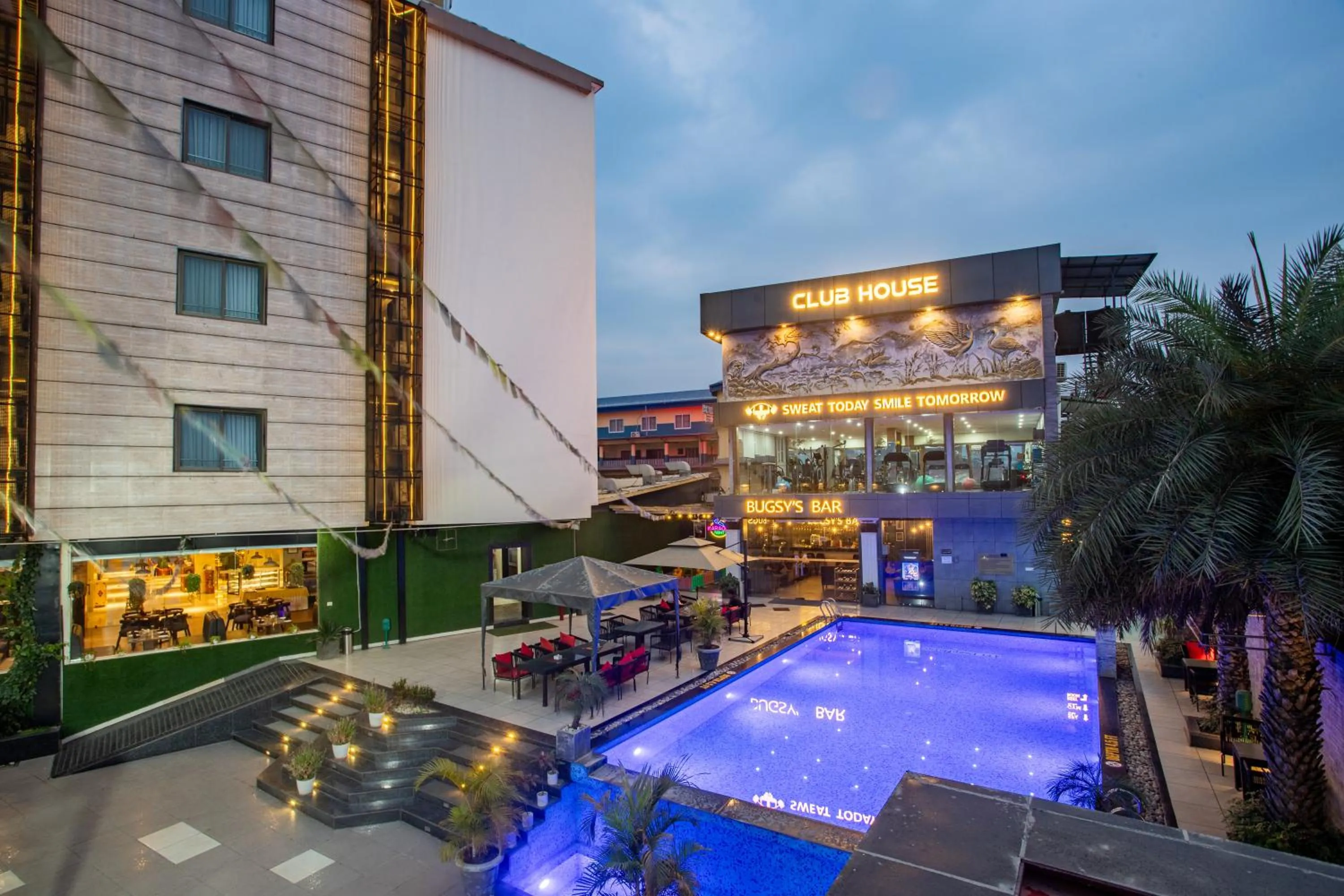 Swimming pool in Hotel Da Flamingo