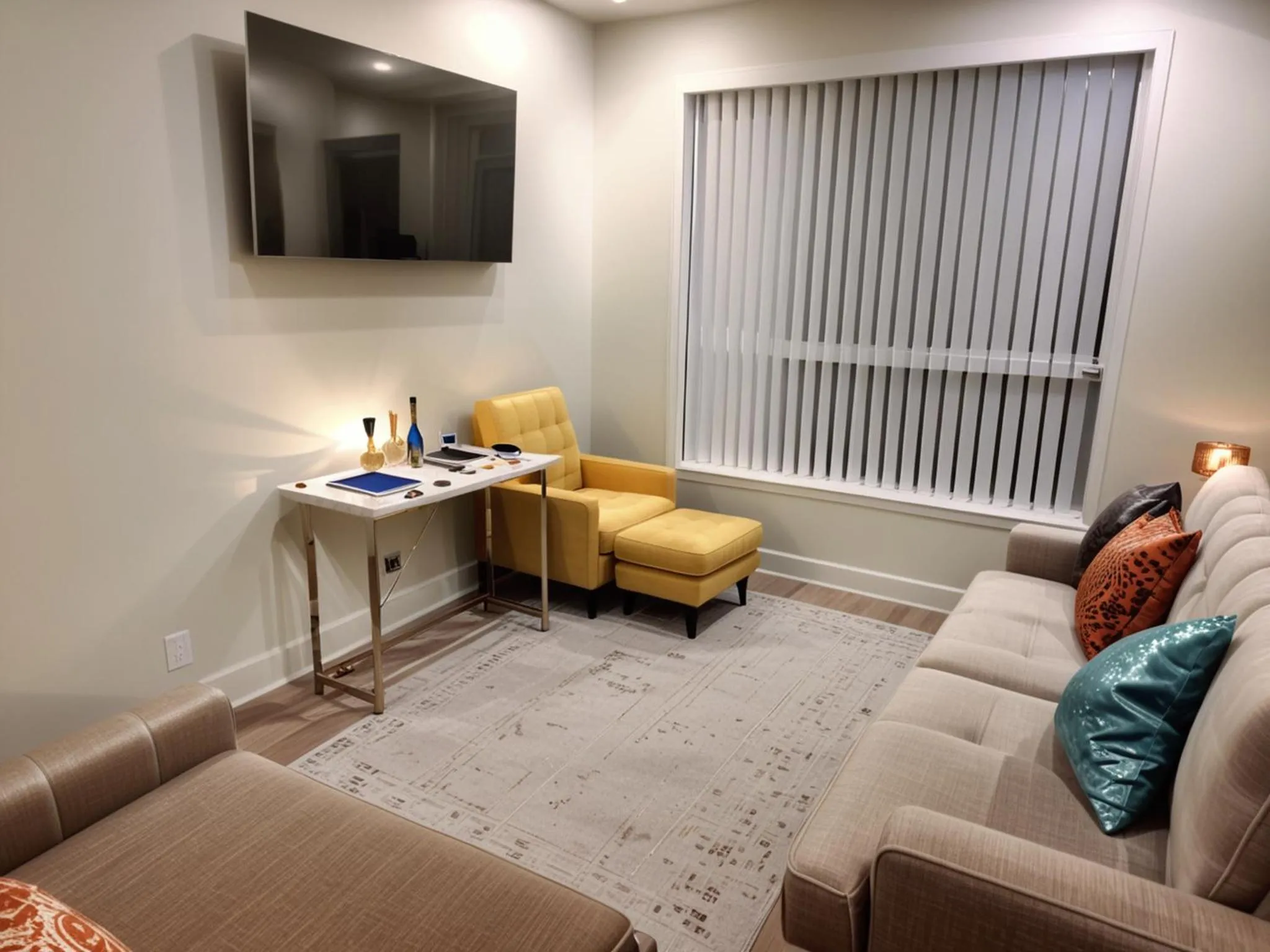 Living room in StaysPro - Central Los Angeles Hollywood Homes