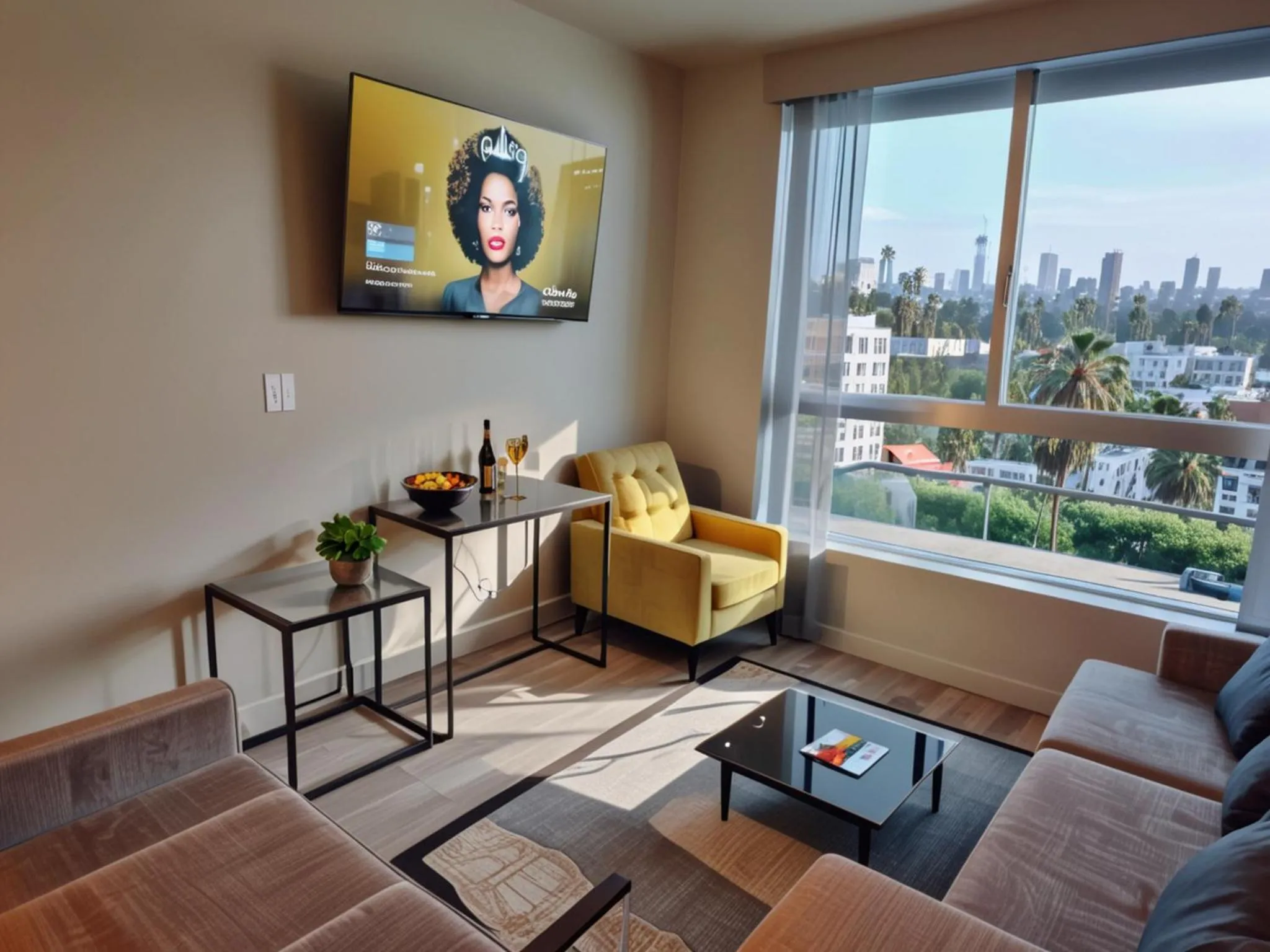 View (from property/room) in StaysPro - Central Los Angeles Hollywood Homes