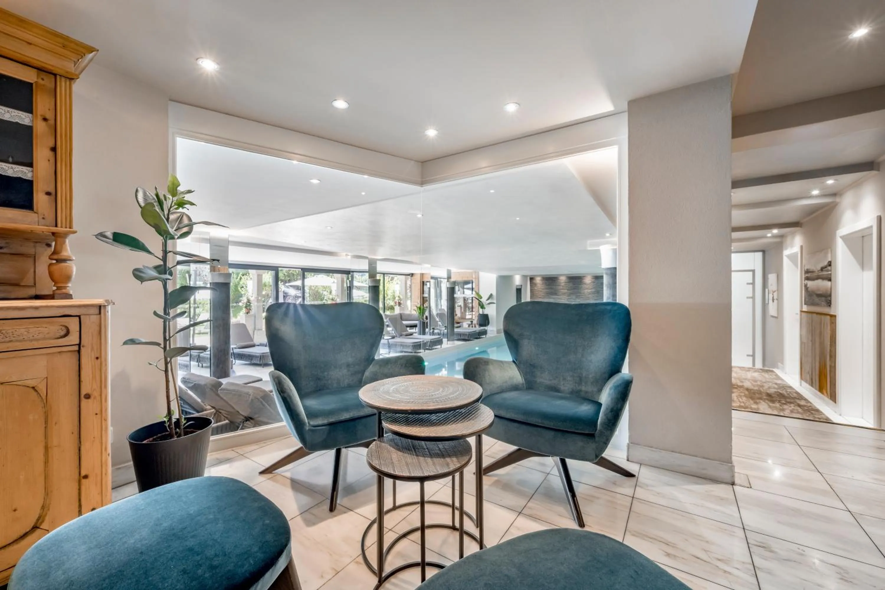 Lobby or reception in Natur & Spa Hotel Lärchenhof