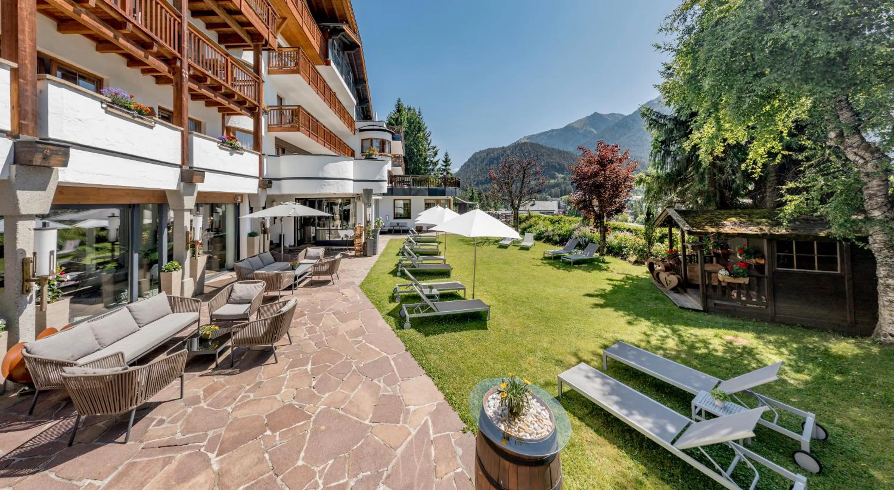 Garden in Natur & Spa Hotel Lärchenhof