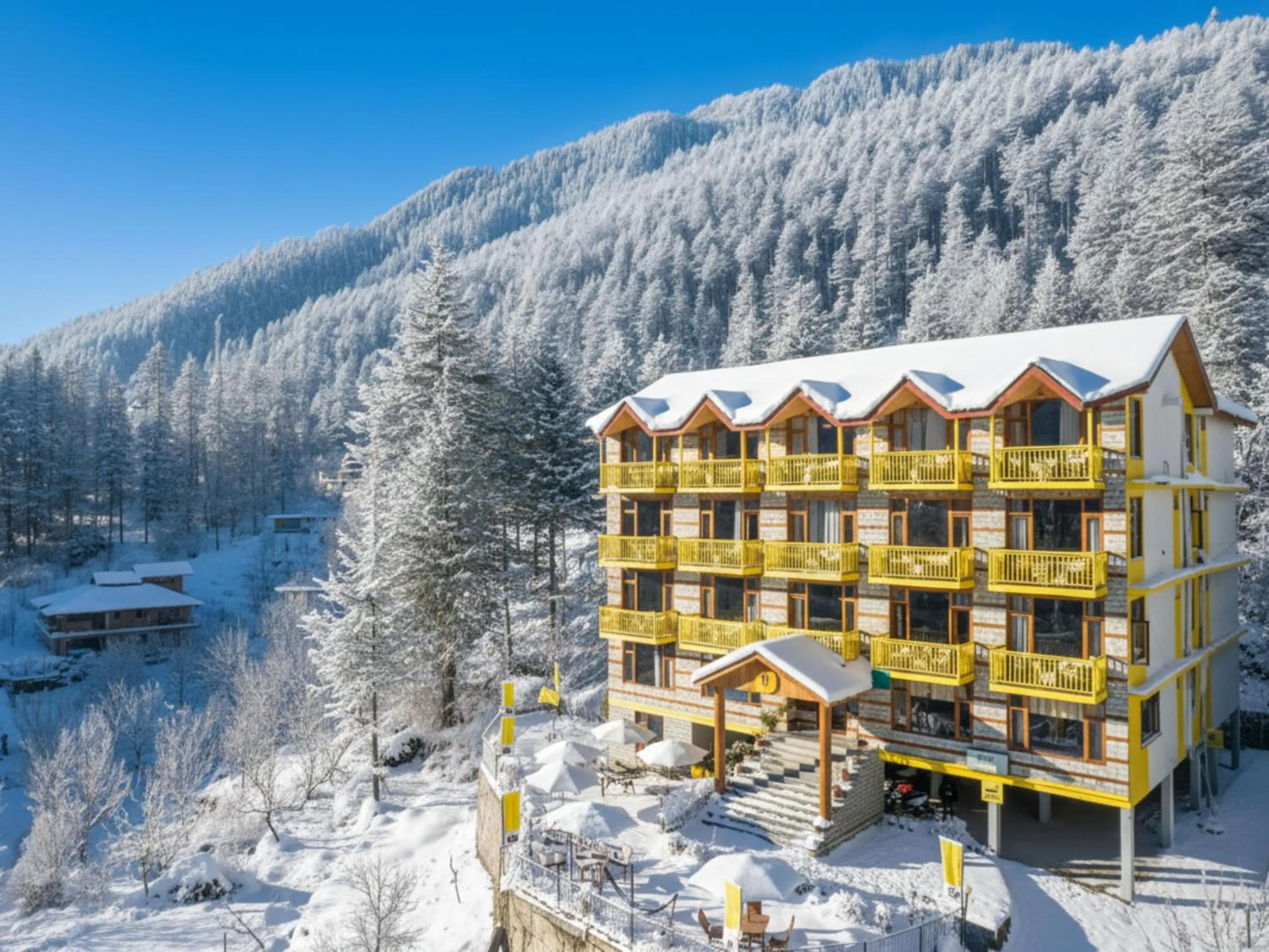 Property building in The Hosteller Manali, Old Manali