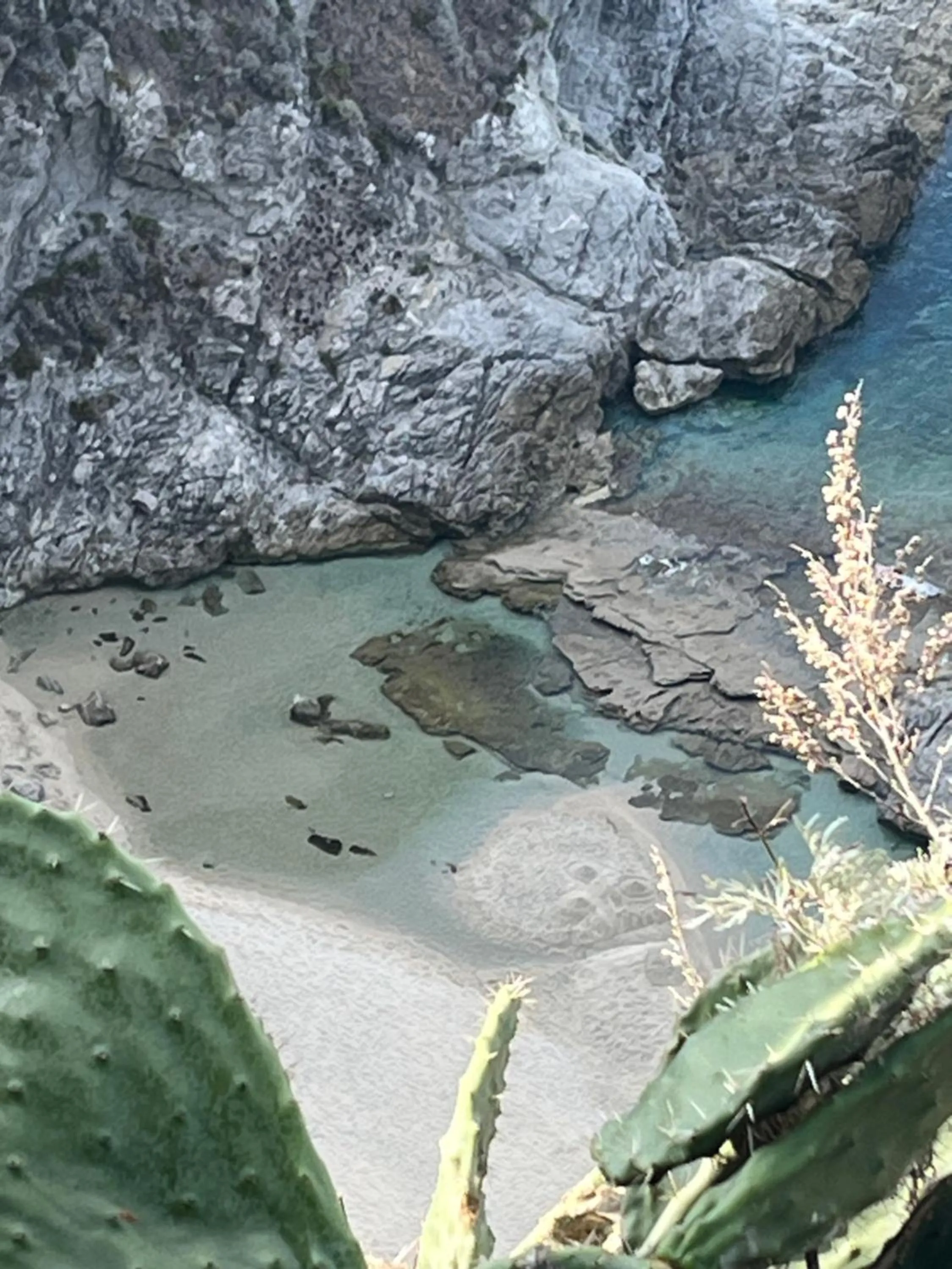 Beach in Miriasol Bed and Breakfast