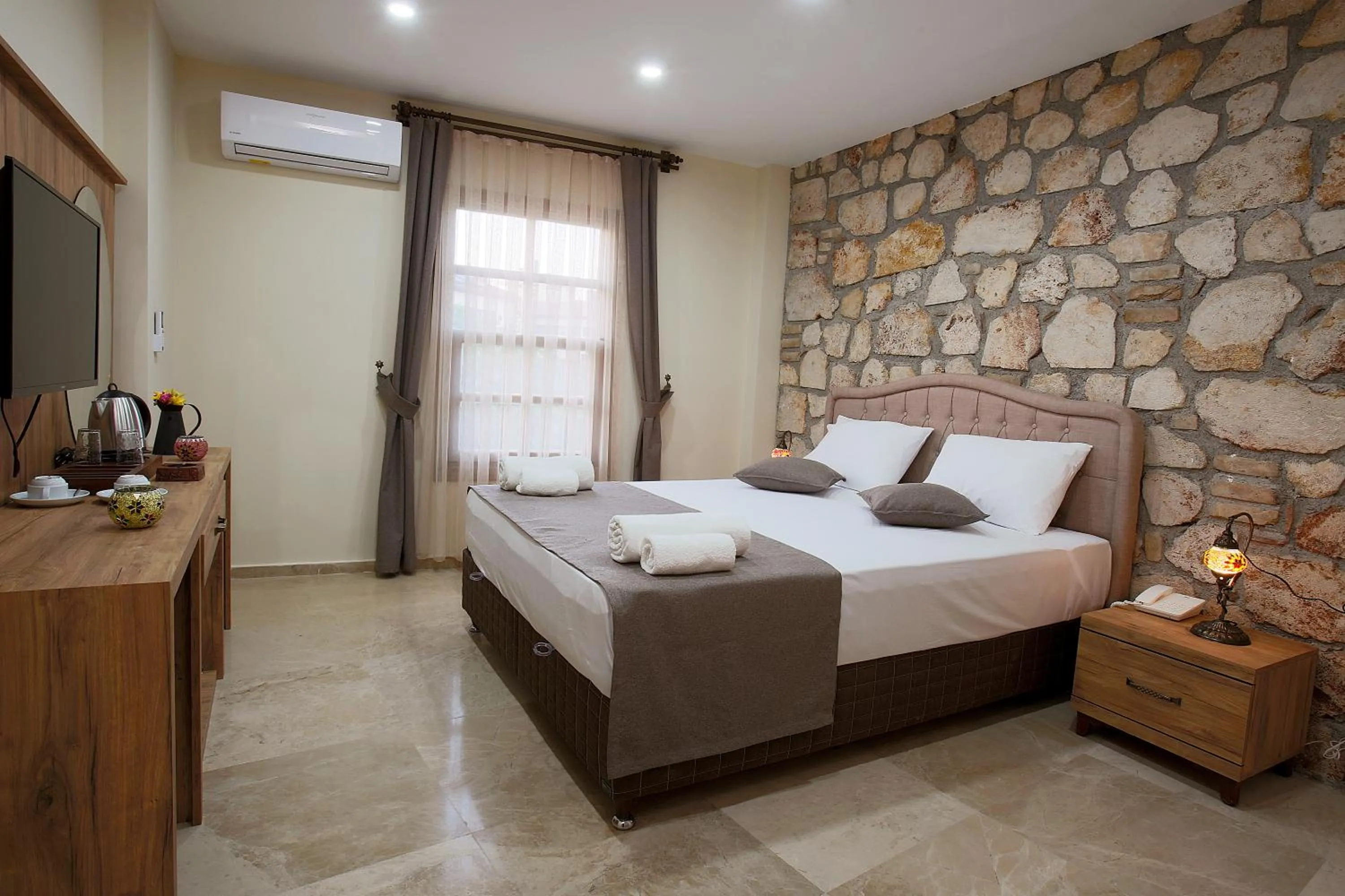 Bedroom in Castle Inn Boutique Hotel