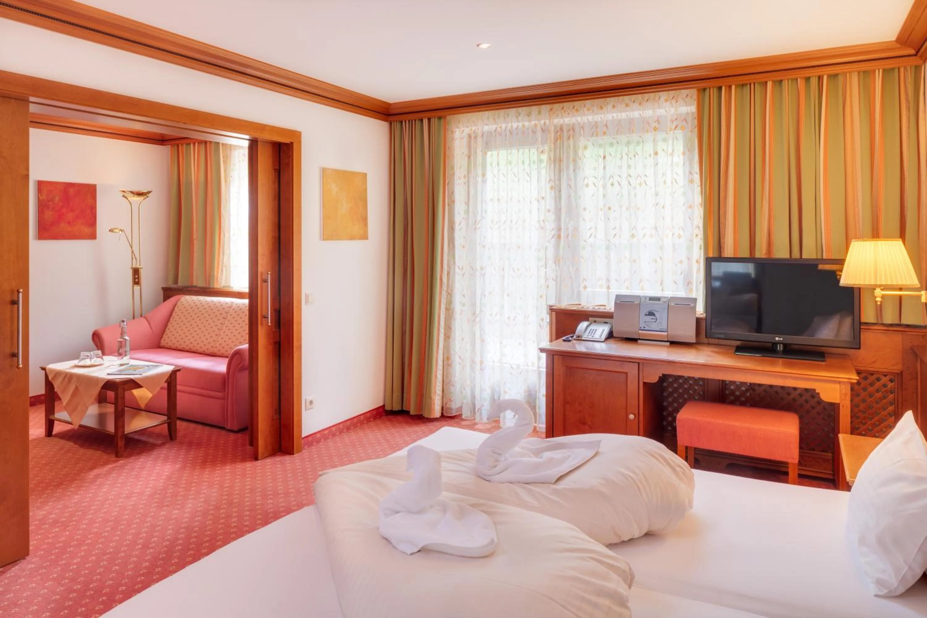 Bed in Berg-Spa & Hotel Zamangspitze