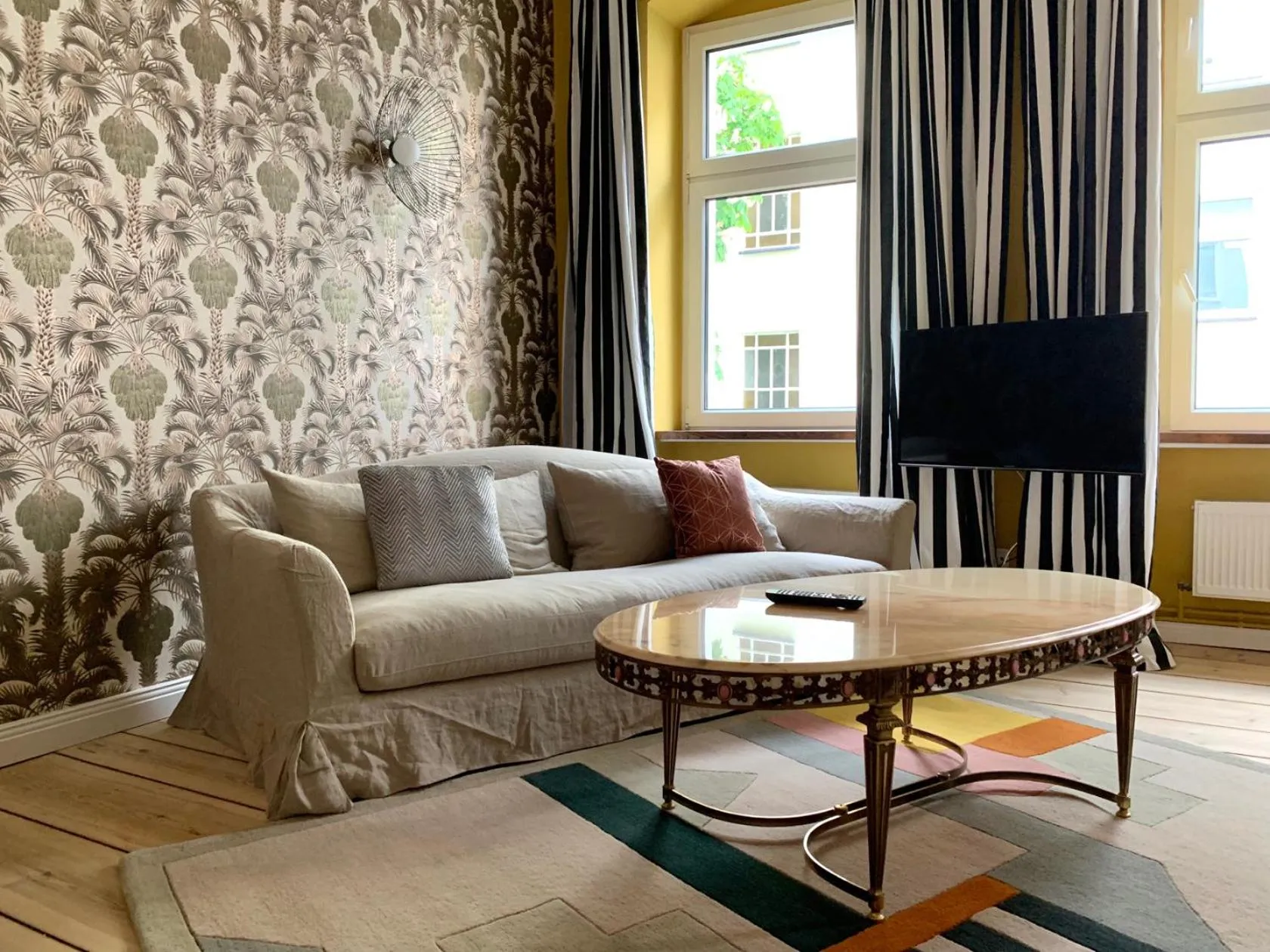 Living room in Brilliant Apartments