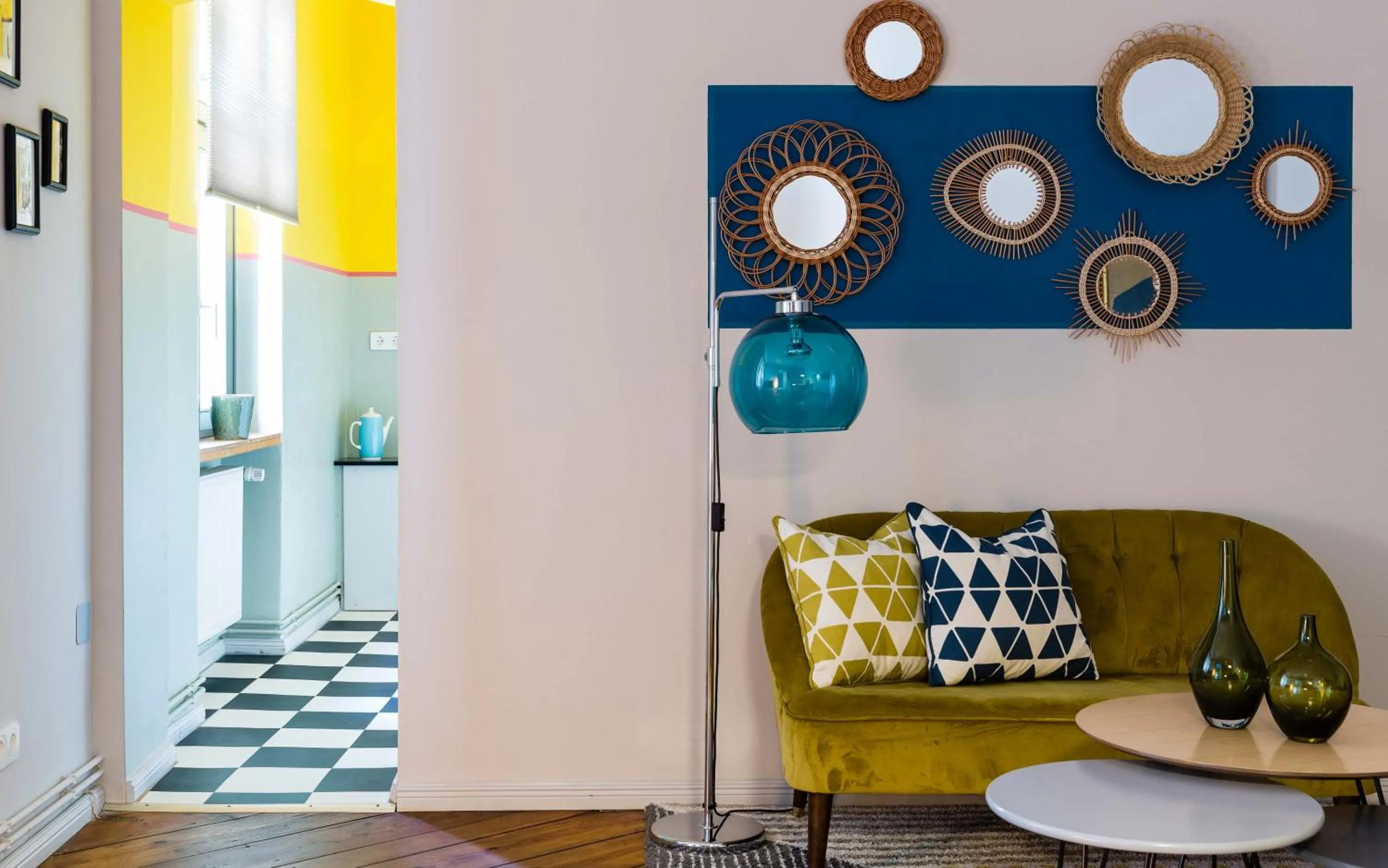Seating area in Brilliant Apartments