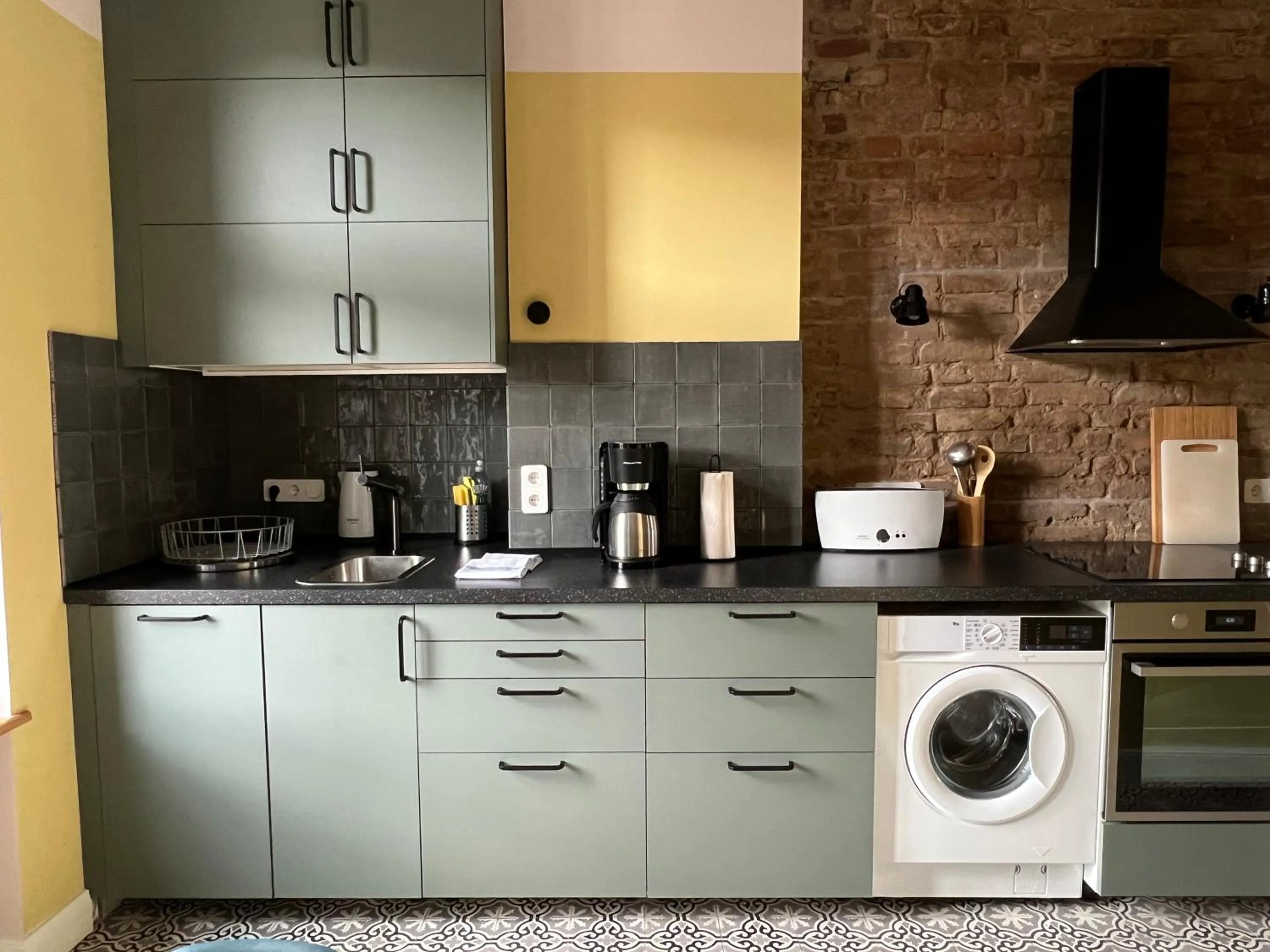 Kitchen or kitchenette in Brilliant Apartments