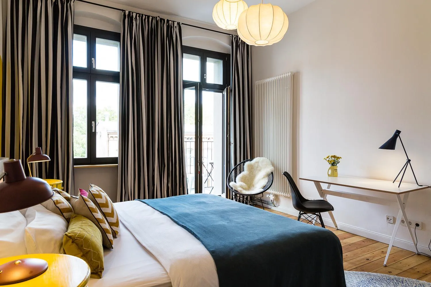 Bed in Brilliant Apartments