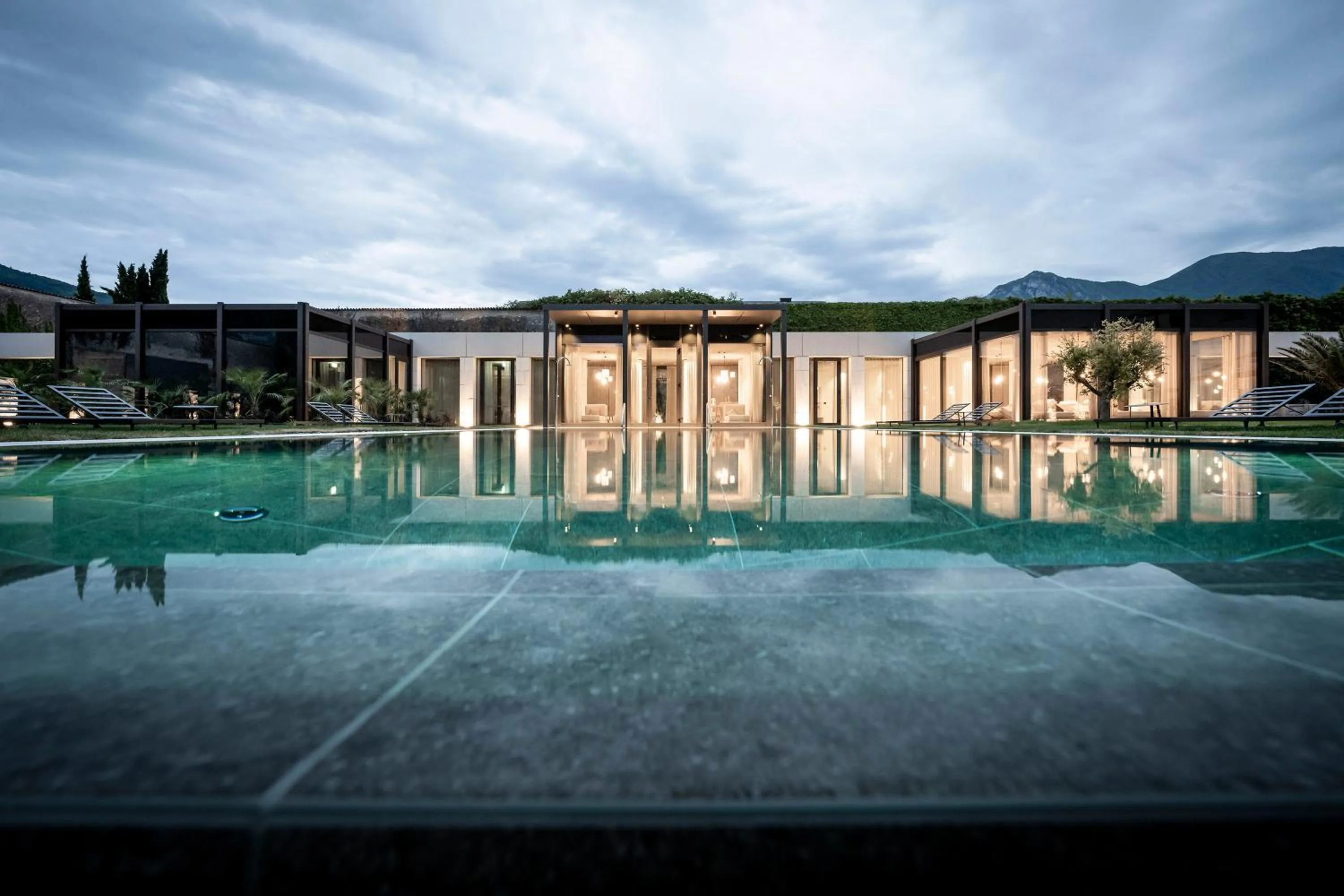 Pool view in Monastero Arx Vivendi