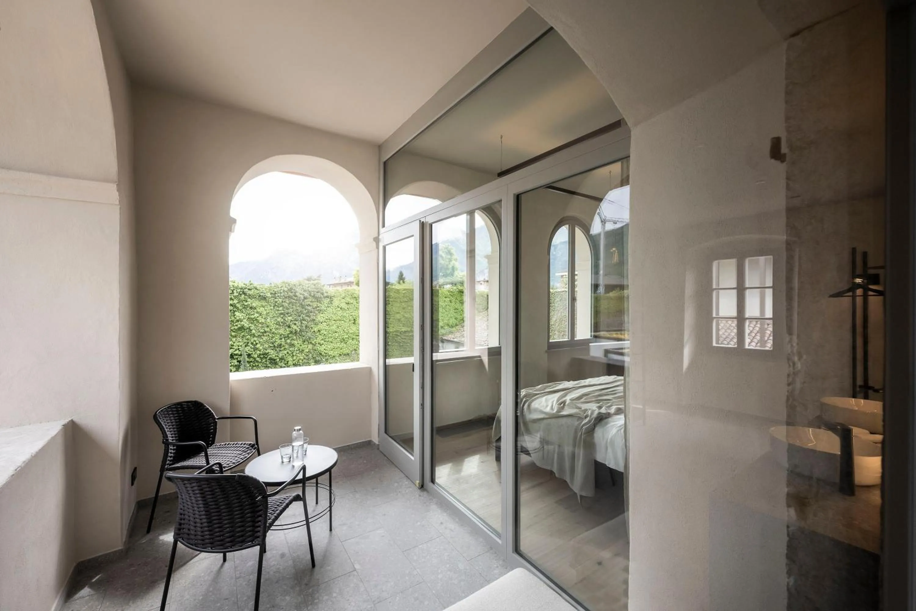 View (from property/room), Bed in Monastero Arx Vivendi