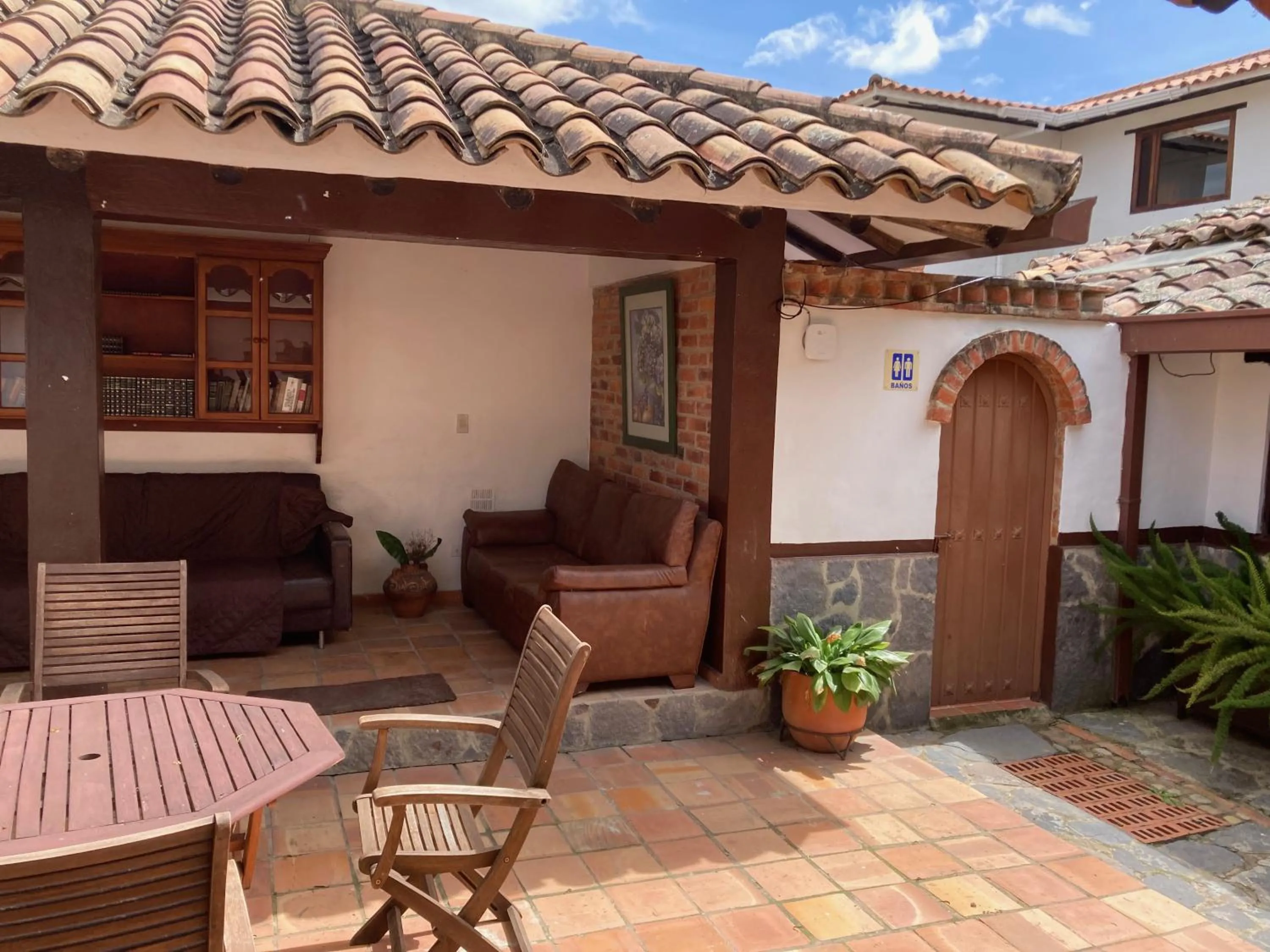 Patio in Bombon Hotel