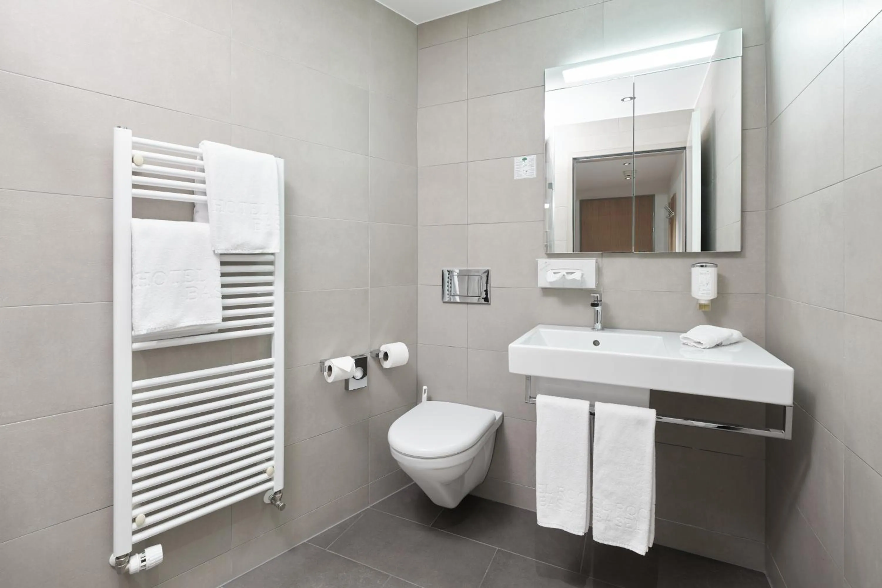 Toilet in Central City Hotel Rochat