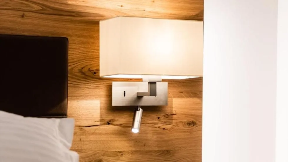 Bed in Central City Hotel Rochat