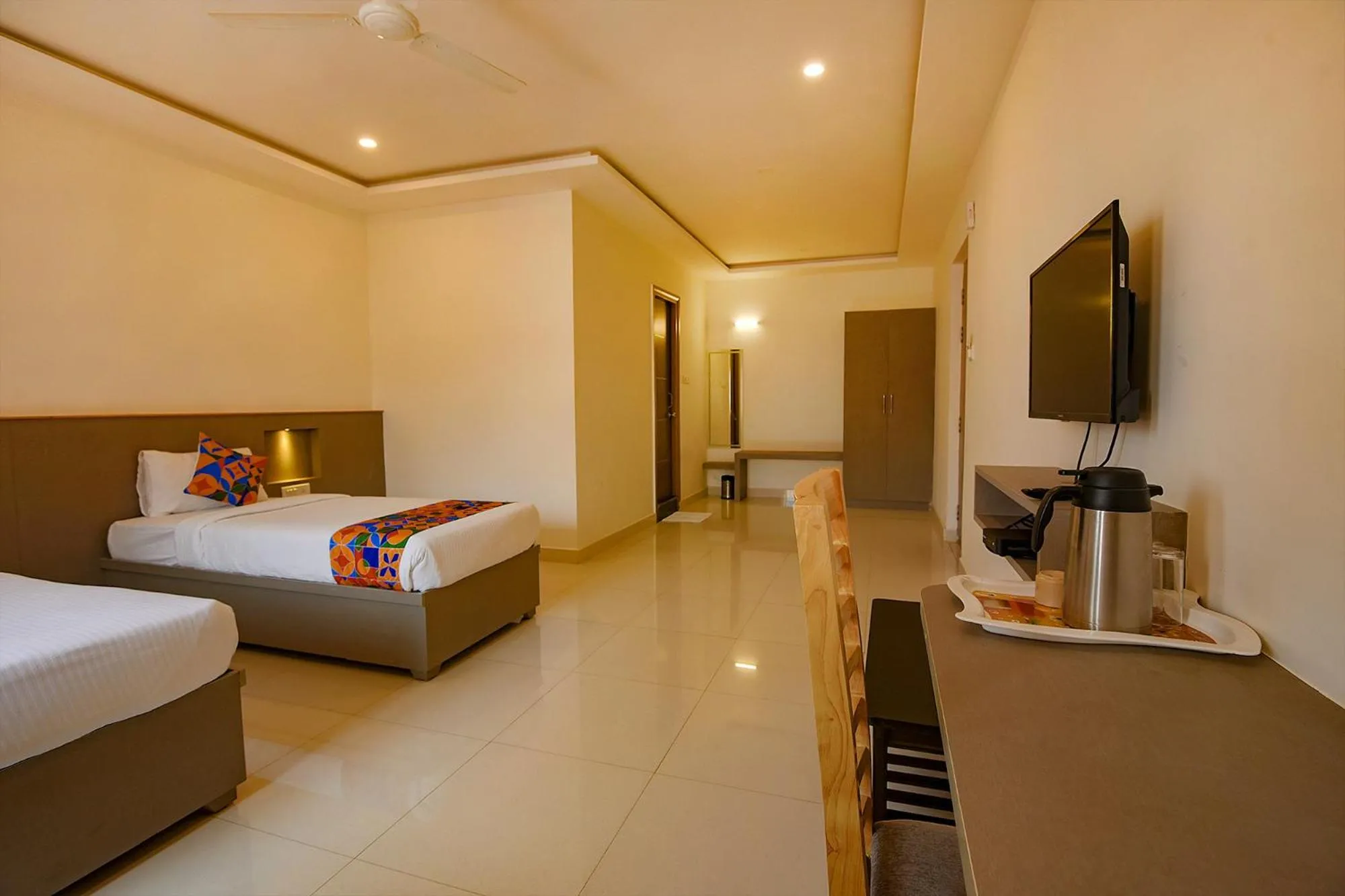 Bed in FabHotel Champion Gateway - Yelahanka
