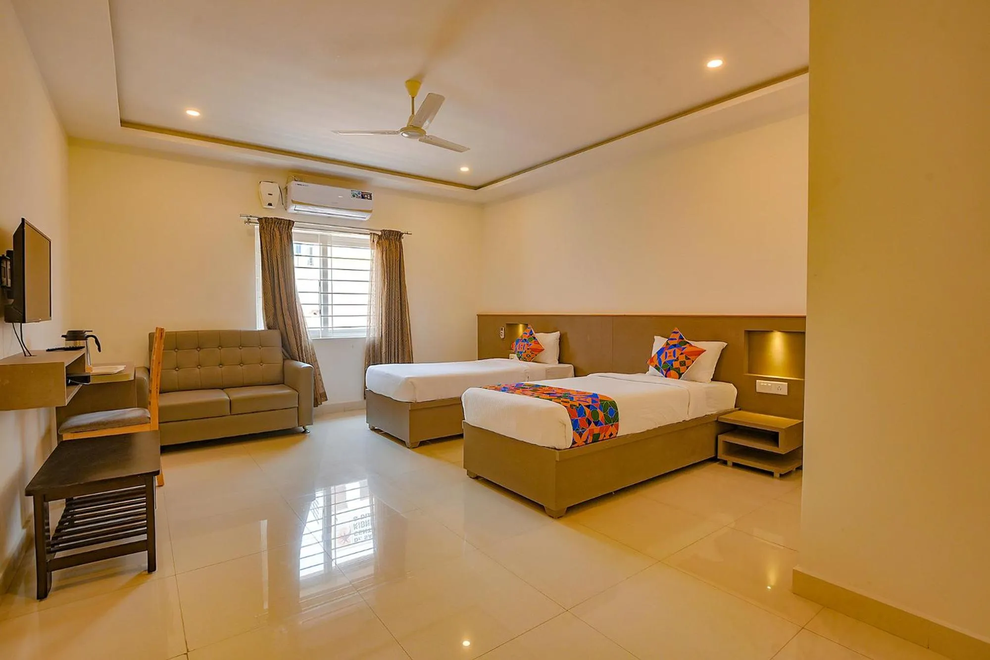 Bedroom, Bed in FabHotel Champion Gateway - Yelahanka