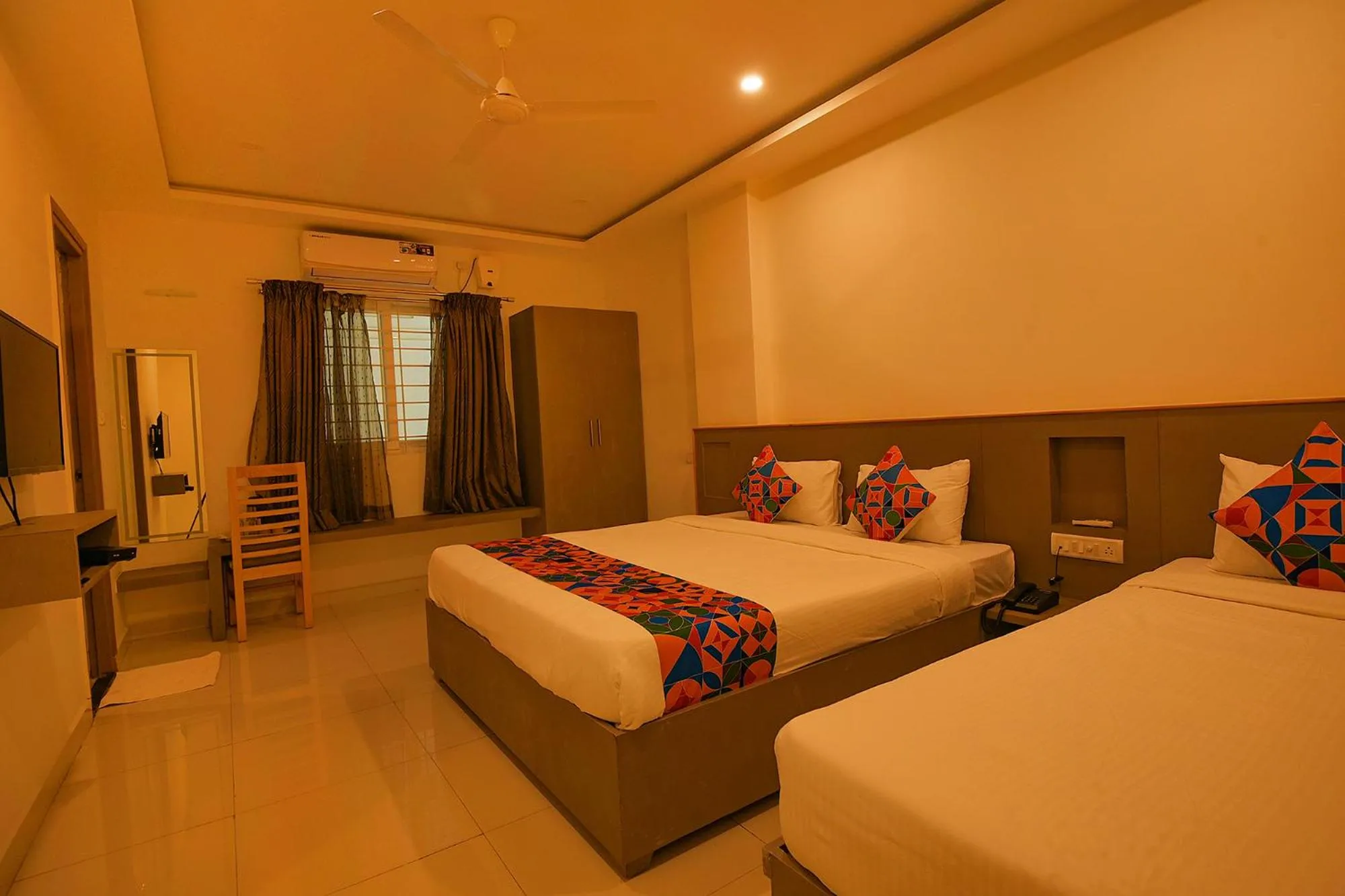 Bedroom, Bed in FabHotel Champion Gateway - Yelahanka