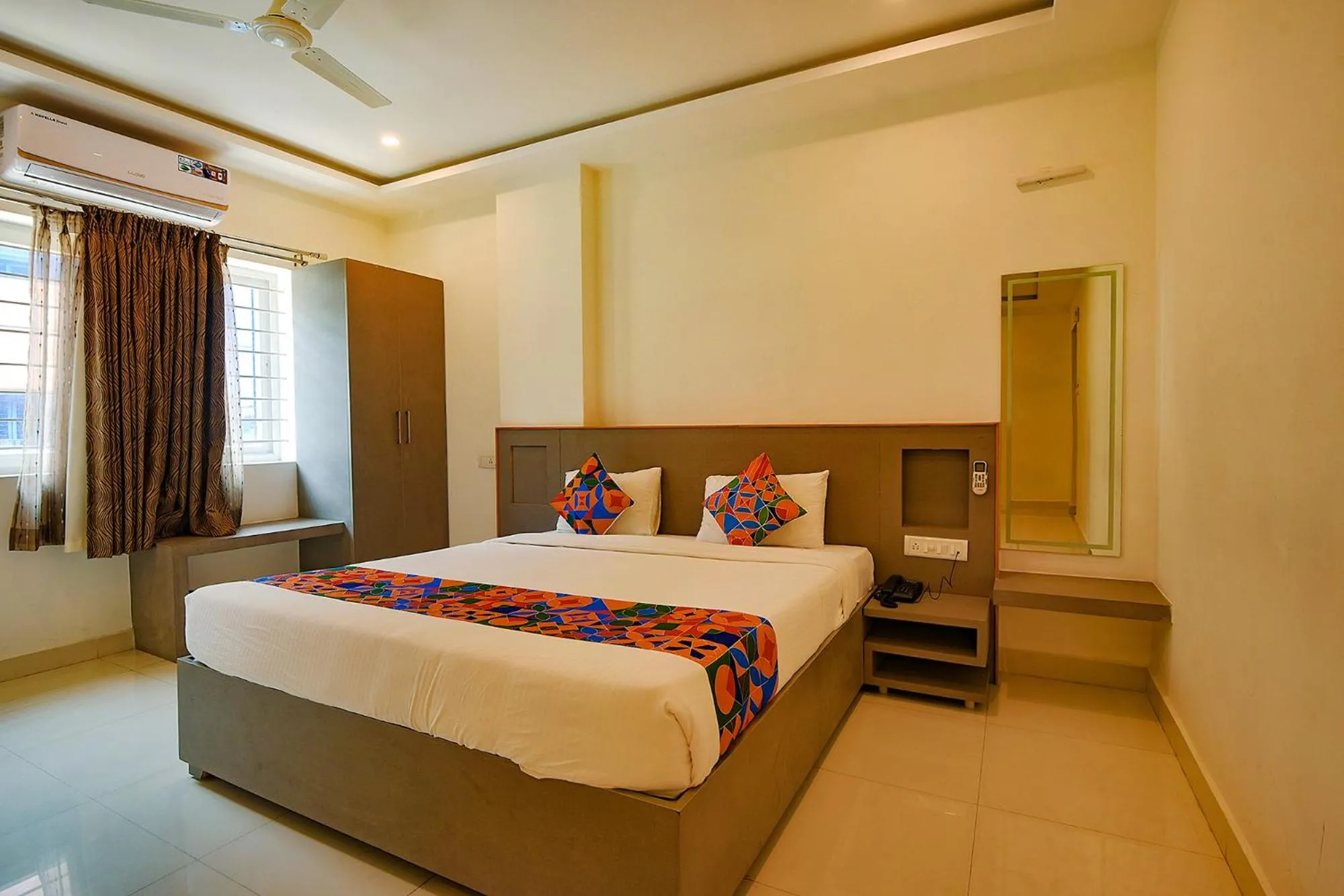 Bed in FabHotel Champion Gateway - Yelahanka