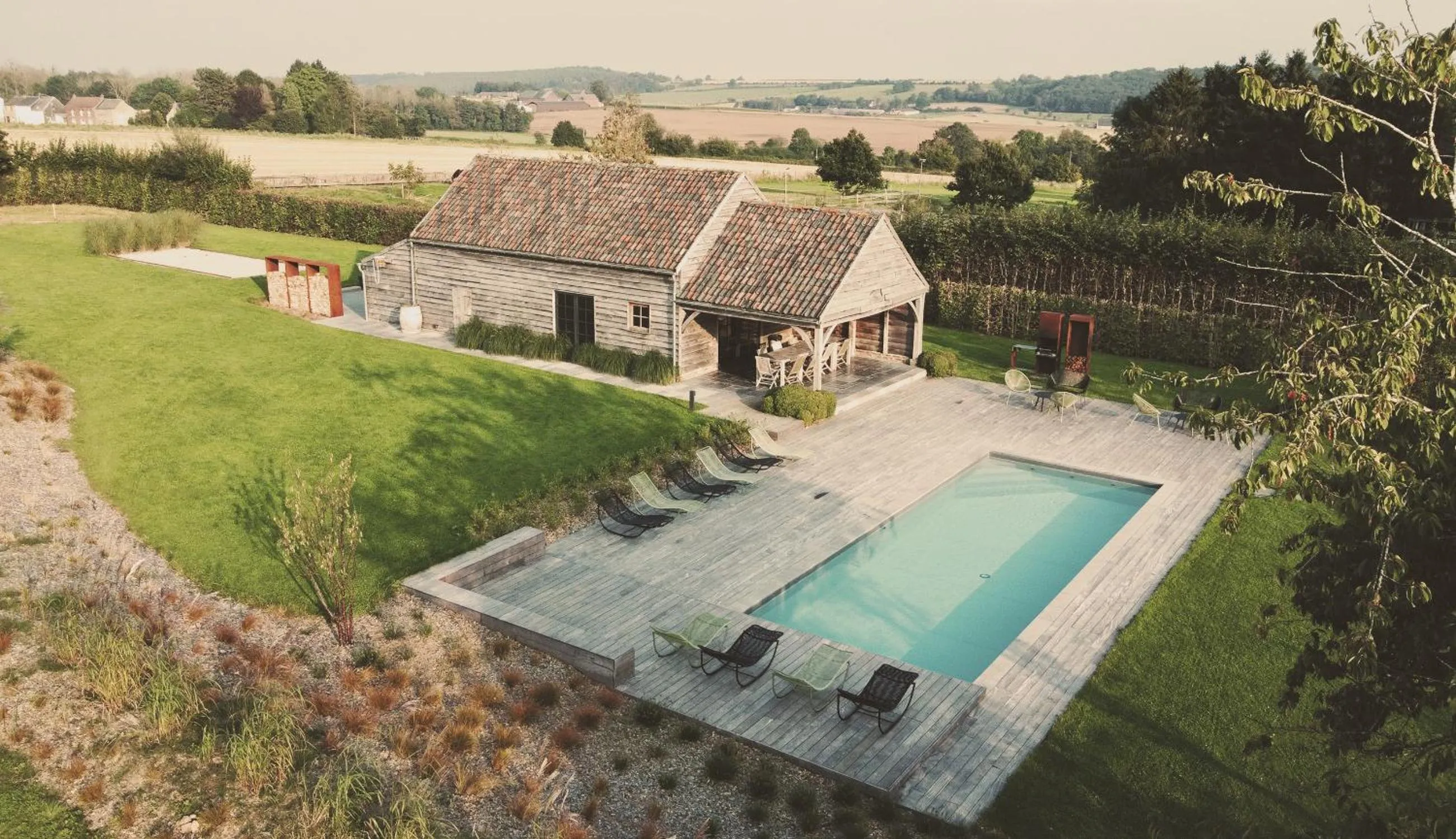 Bird's eye view in Domaine Sur Les Sarts