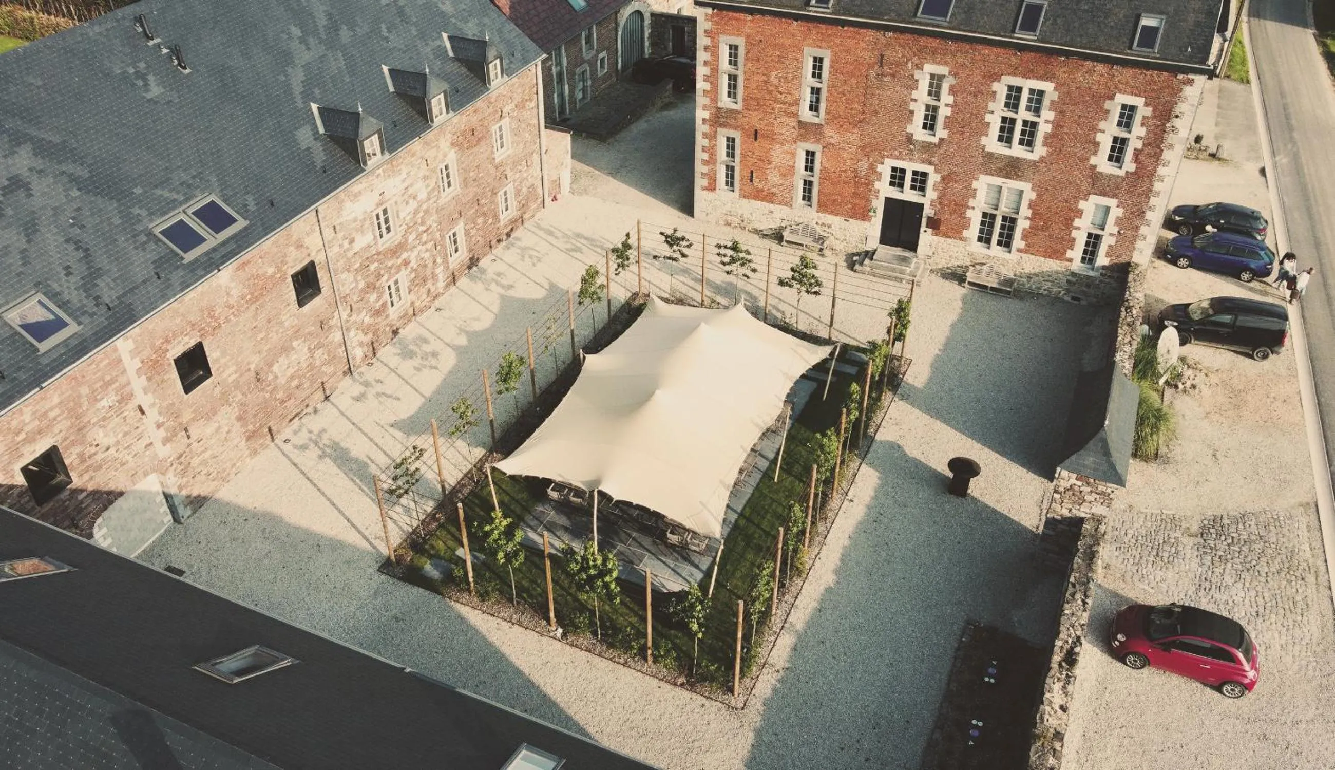 Bird's eye view in Domaine Sur Les Sarts