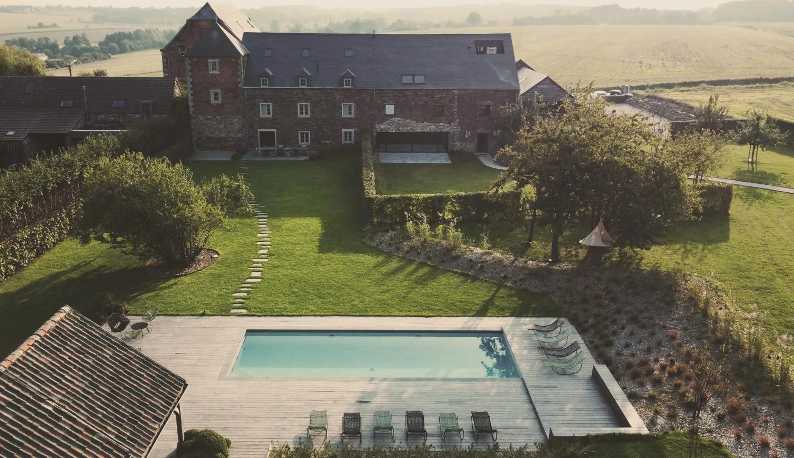 Bird's eye view in Domaine Sur Les Sarts