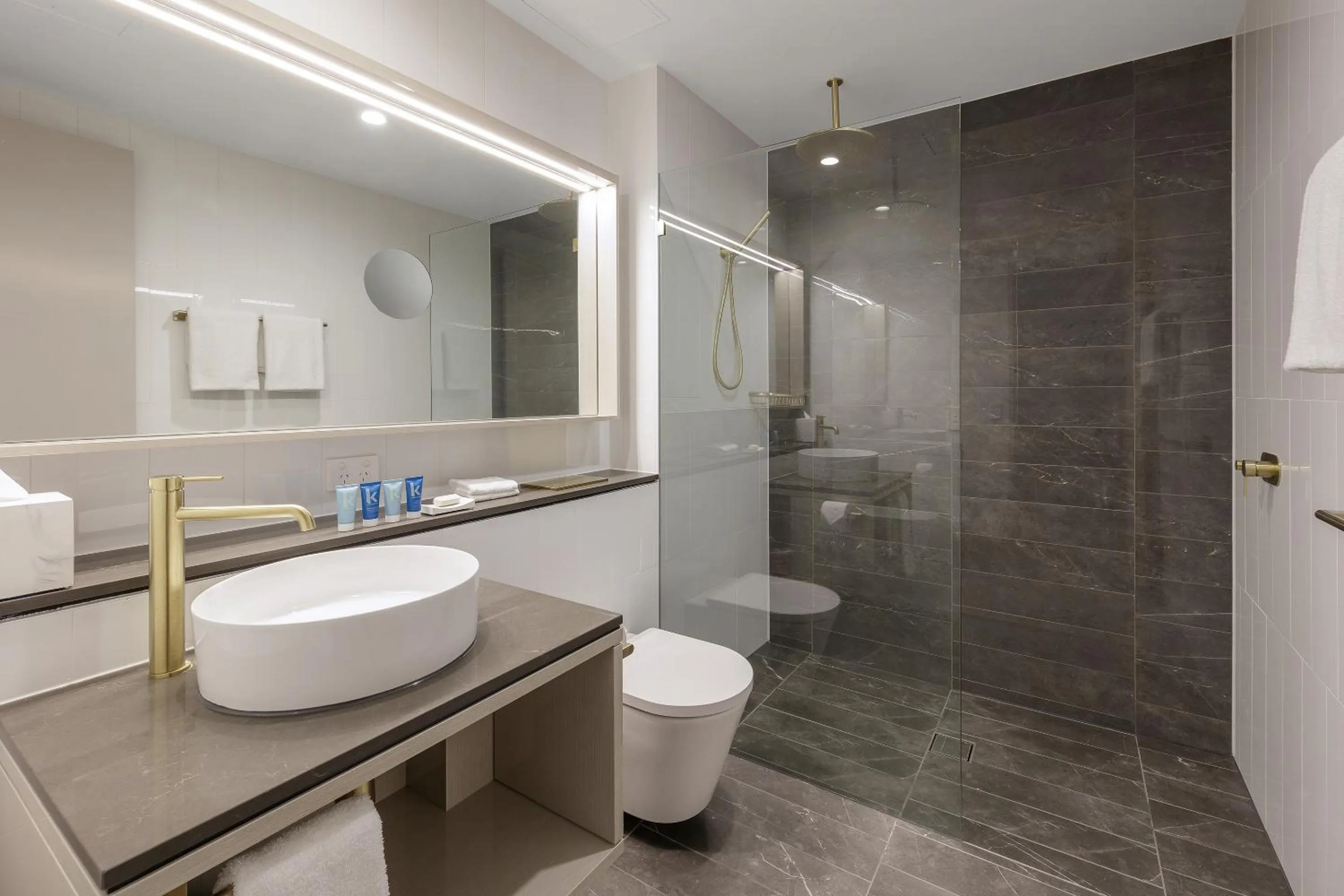Bathroom in Meriton Suites Surfers Paradise