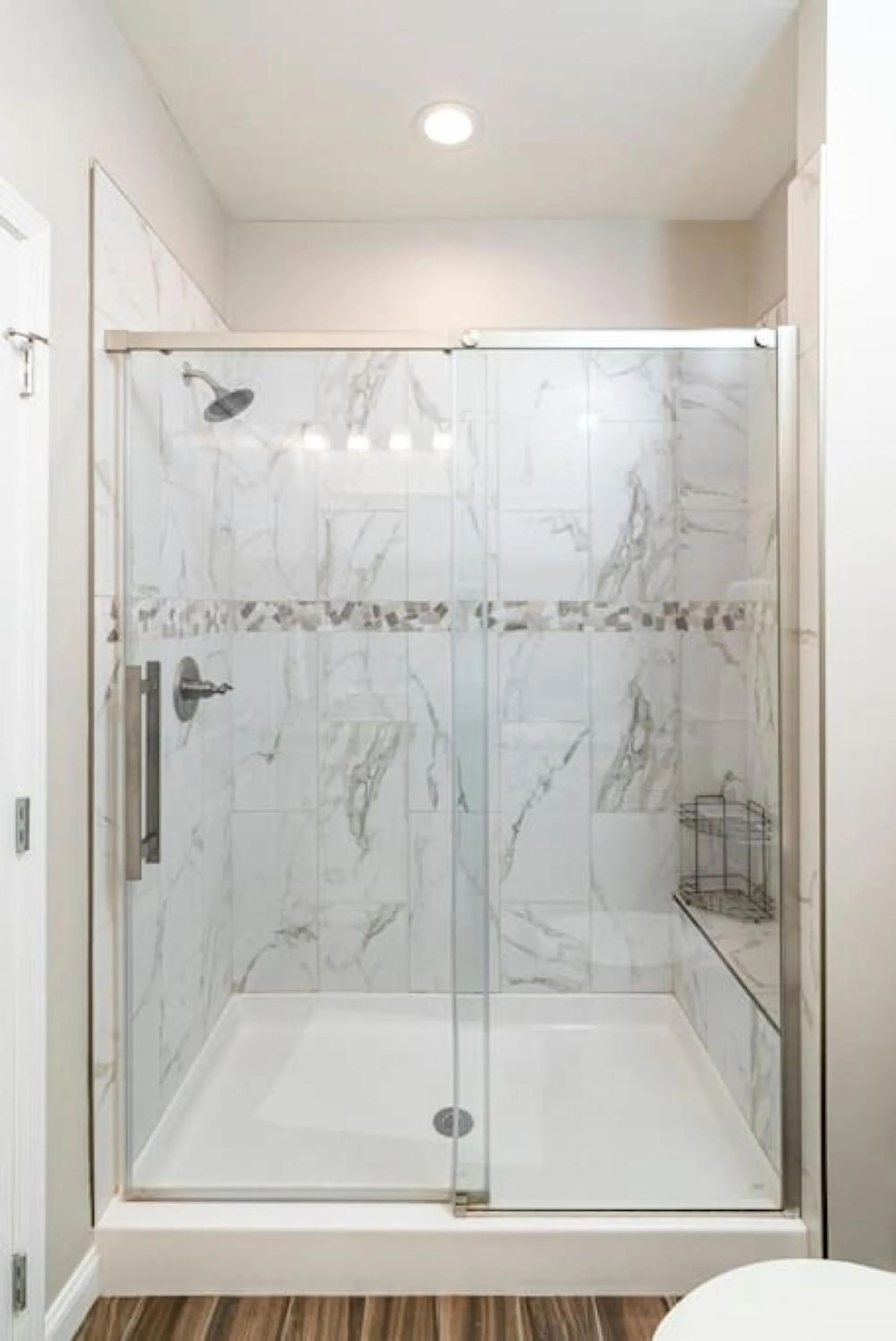 Shower in Gorgeous Cades Cove Condo with Community Pool