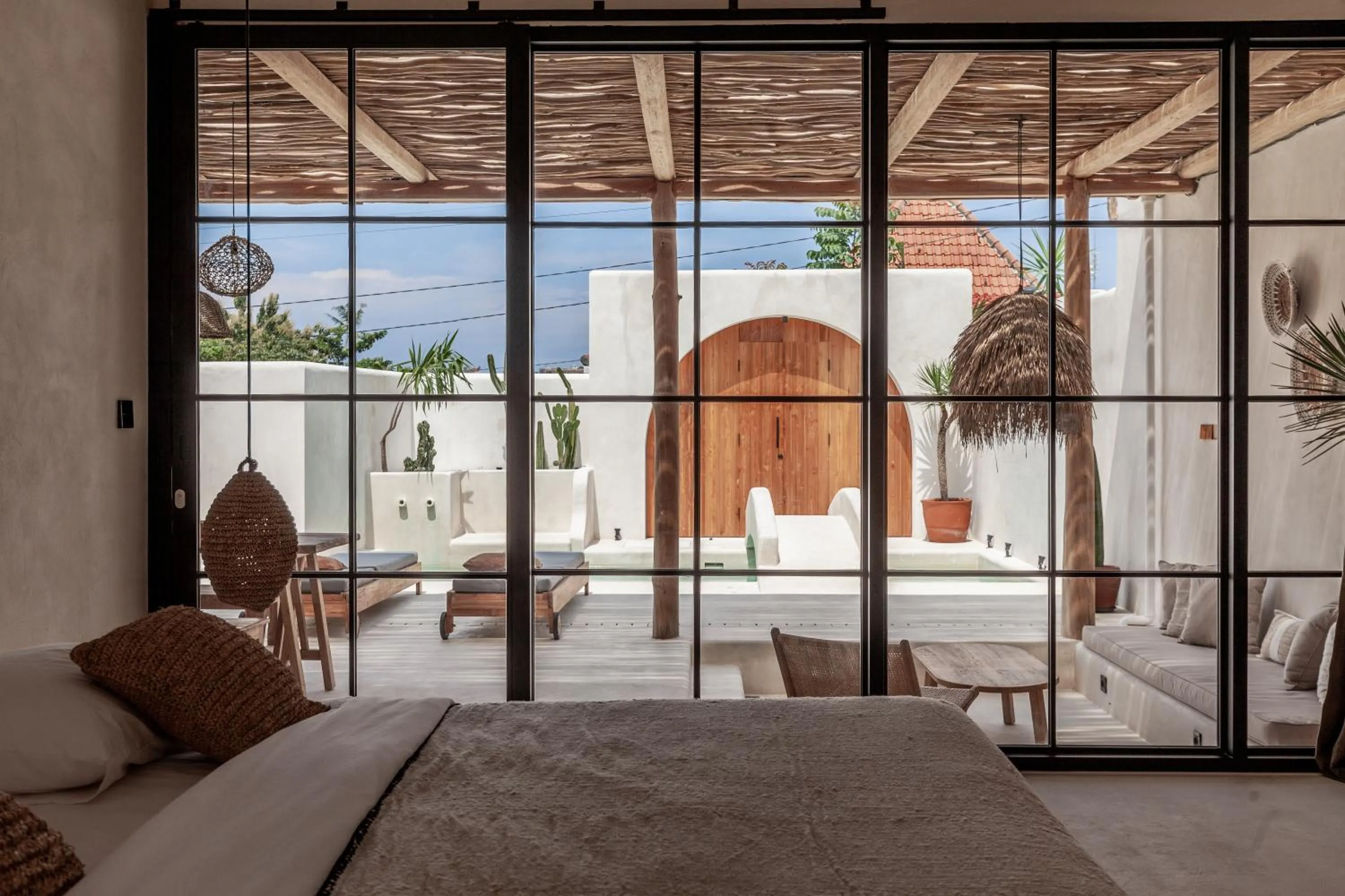 View (from property/room), Bed in YUCCA villas