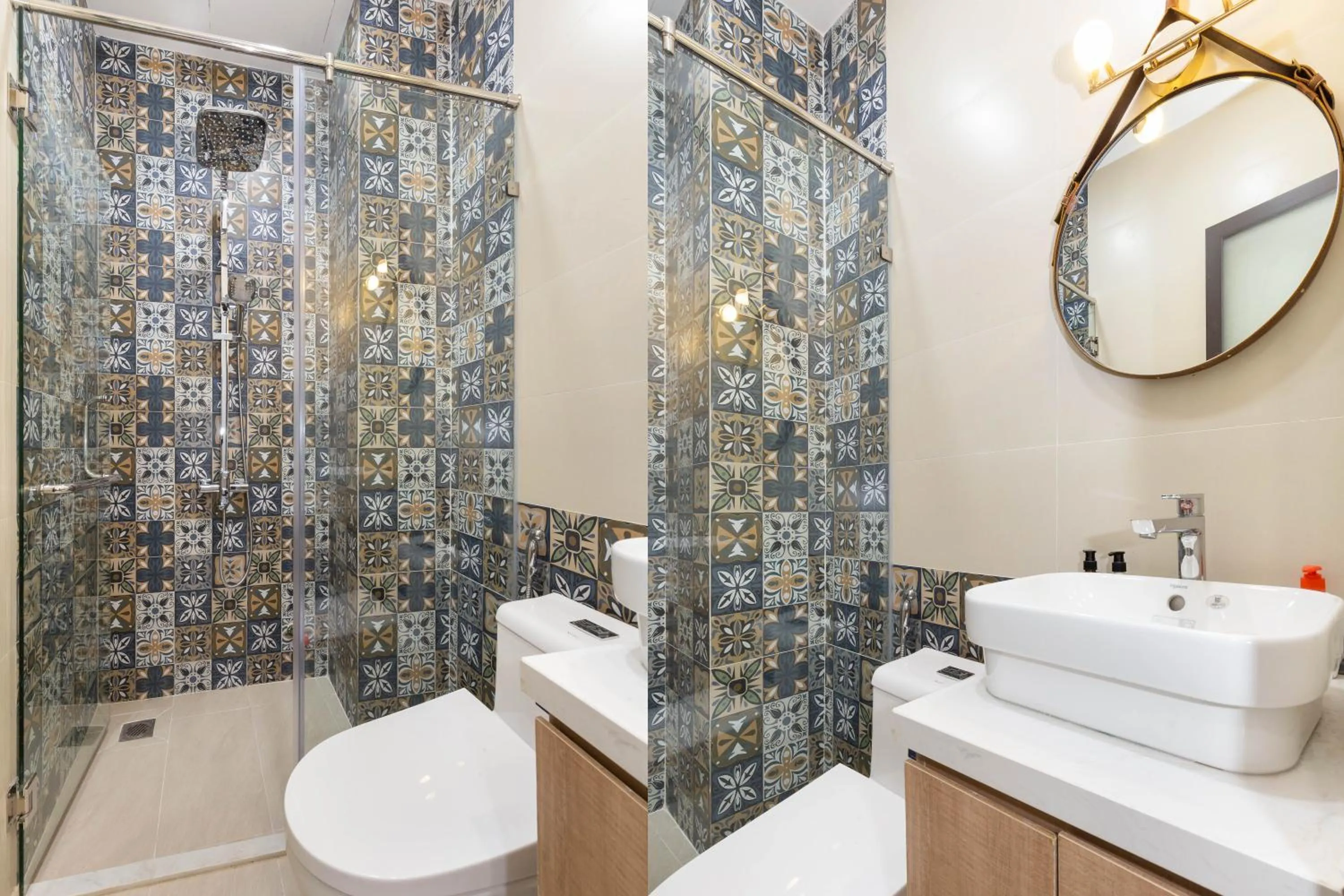 Bathroom in Cozrum Homes Greena House