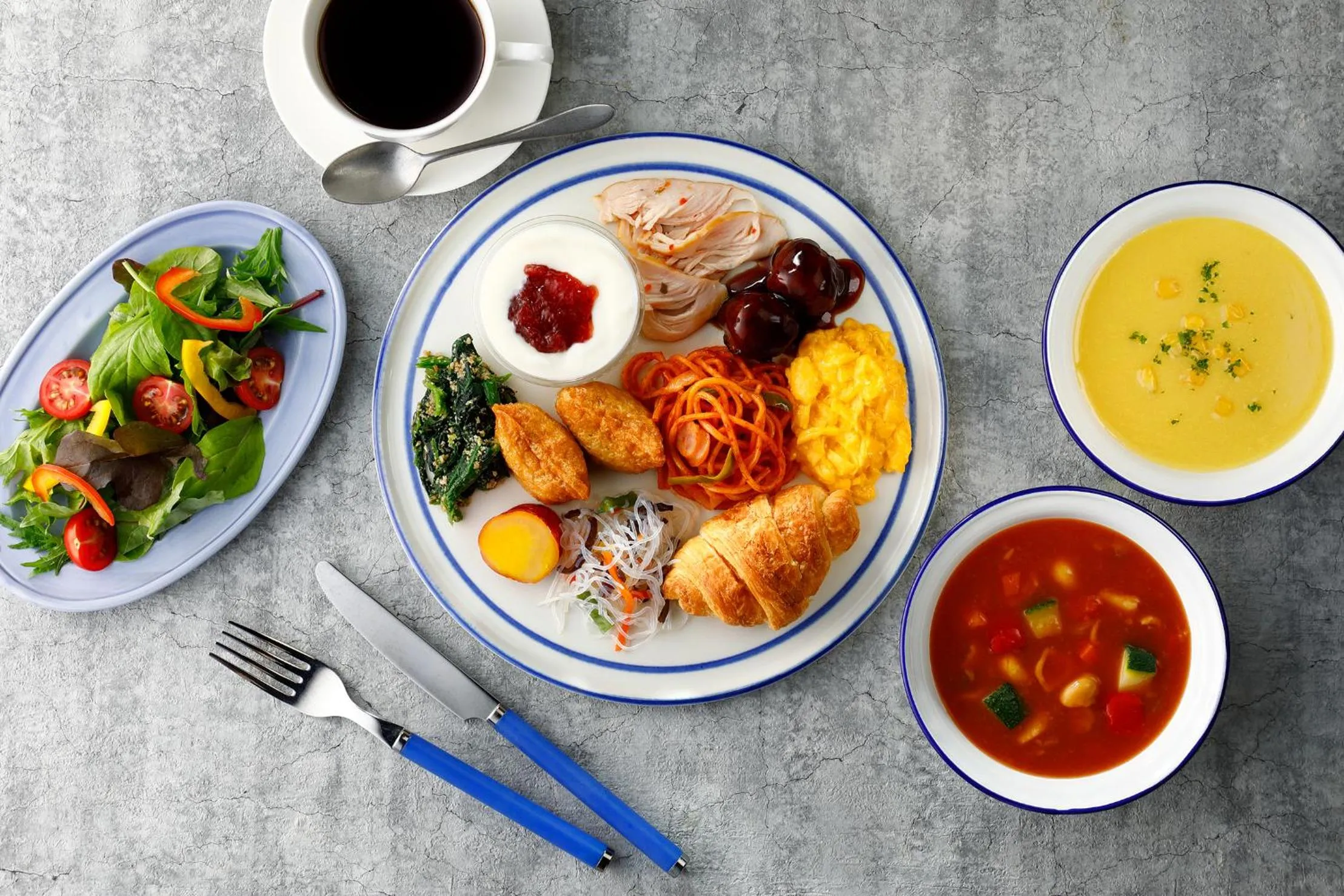 Breakfast in Toyoko Inn Nagoya Kanayama