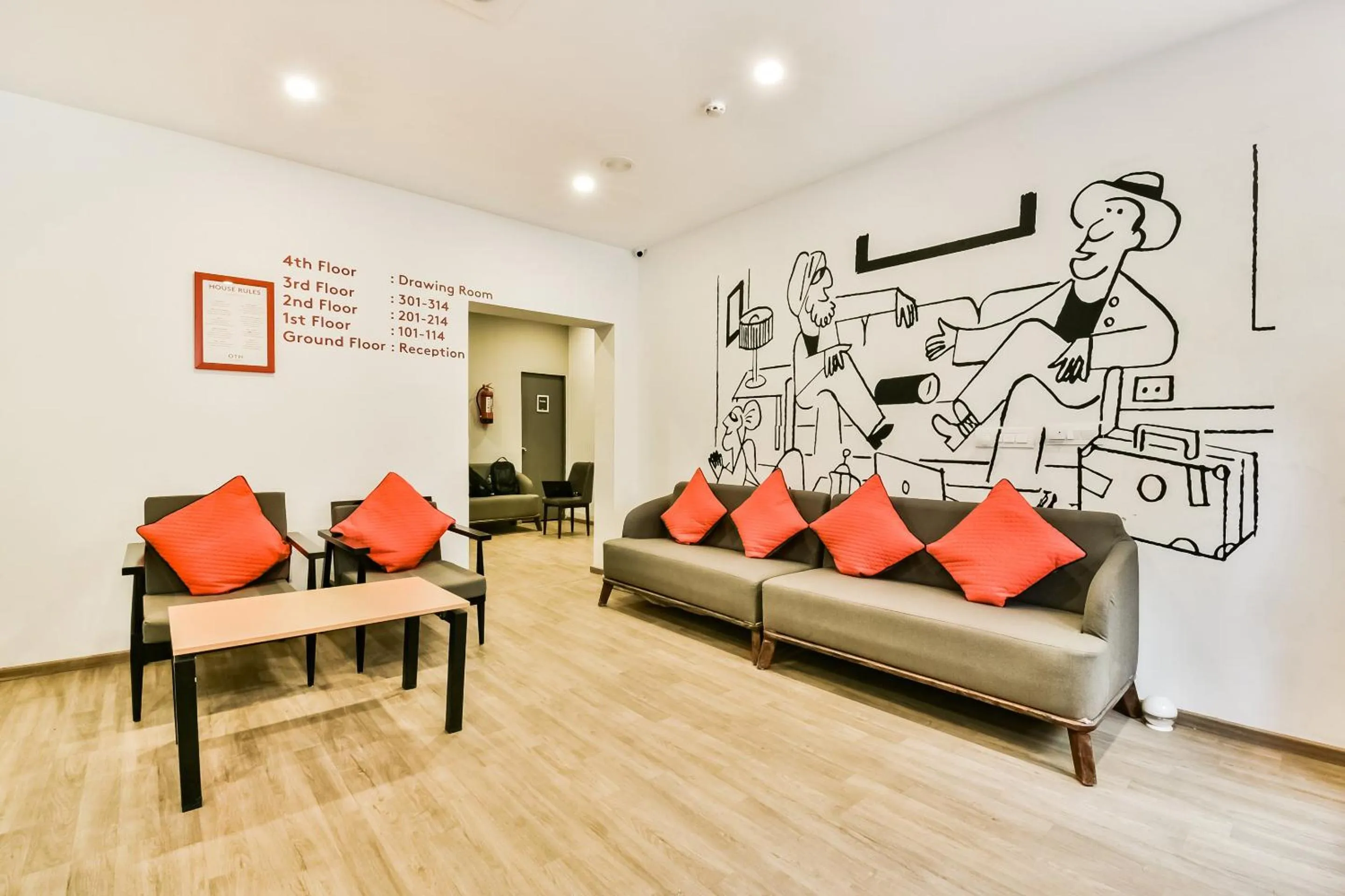 Lobby or reception in Townhouse Menka