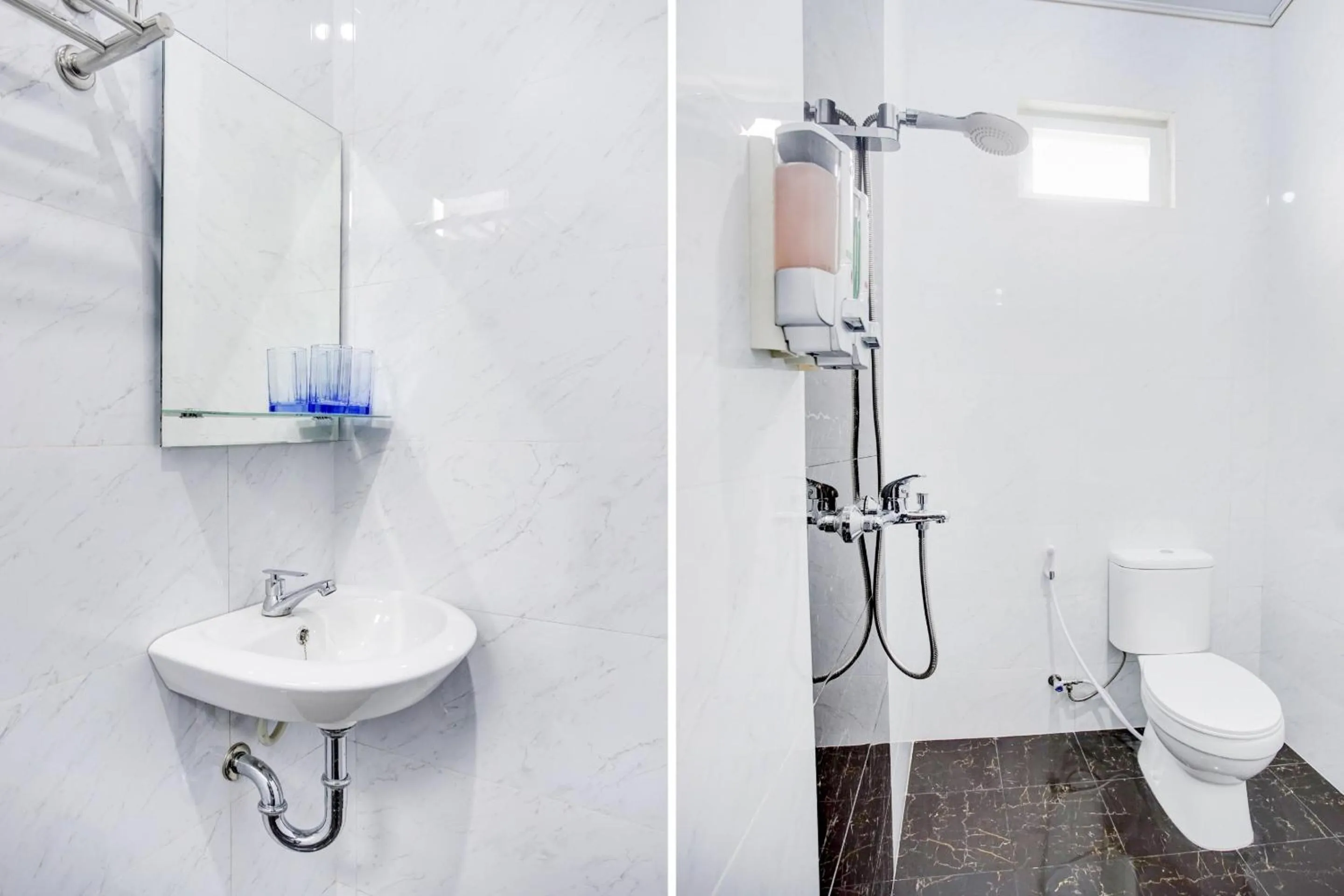 Bathroom in RedDoorz Plus Syariah near Exit Toll ITERA Lampung 2